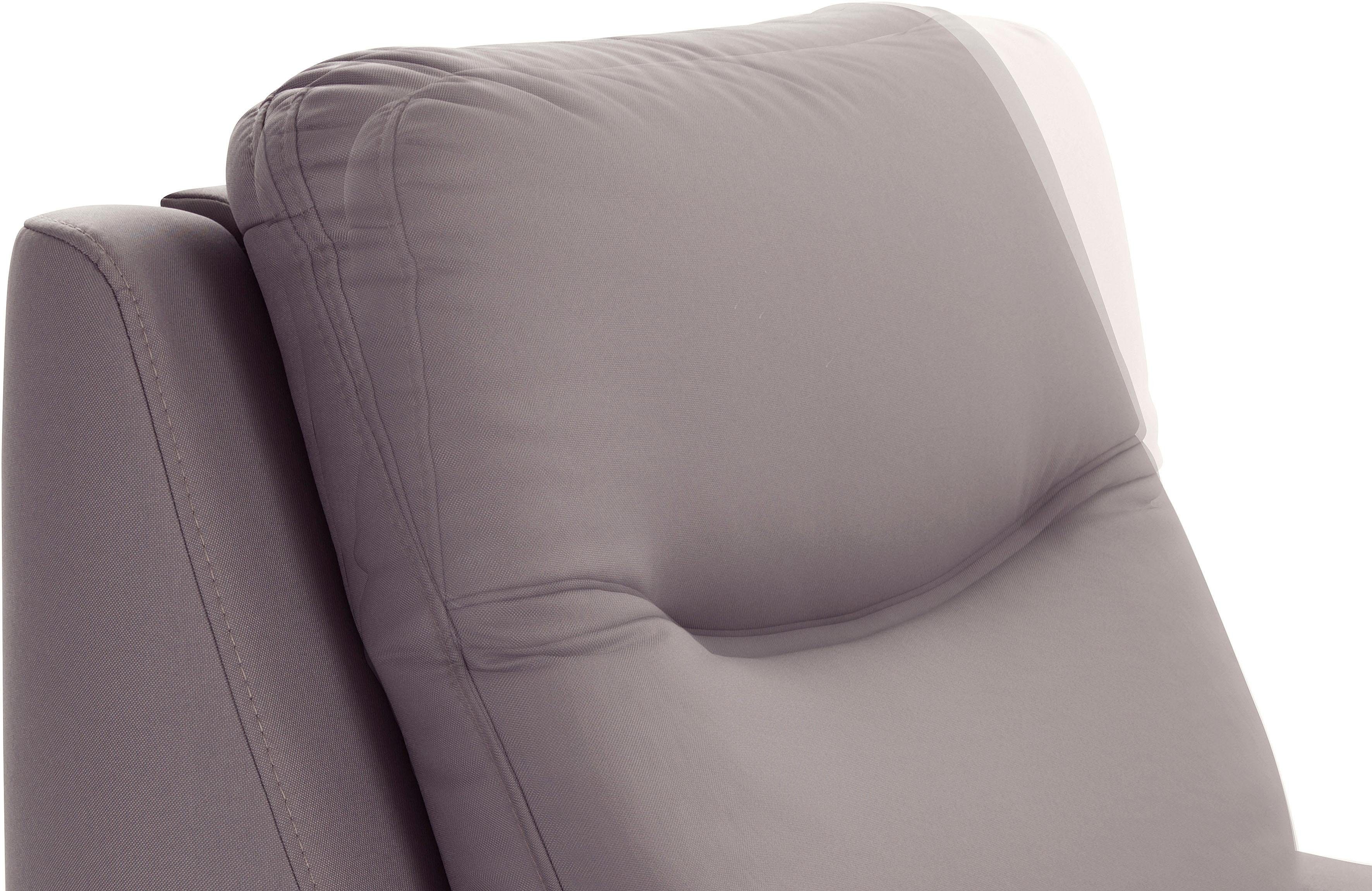 sit&more Fauteuil Boccaccio met binnenvering en verstelbare hoofdsteun