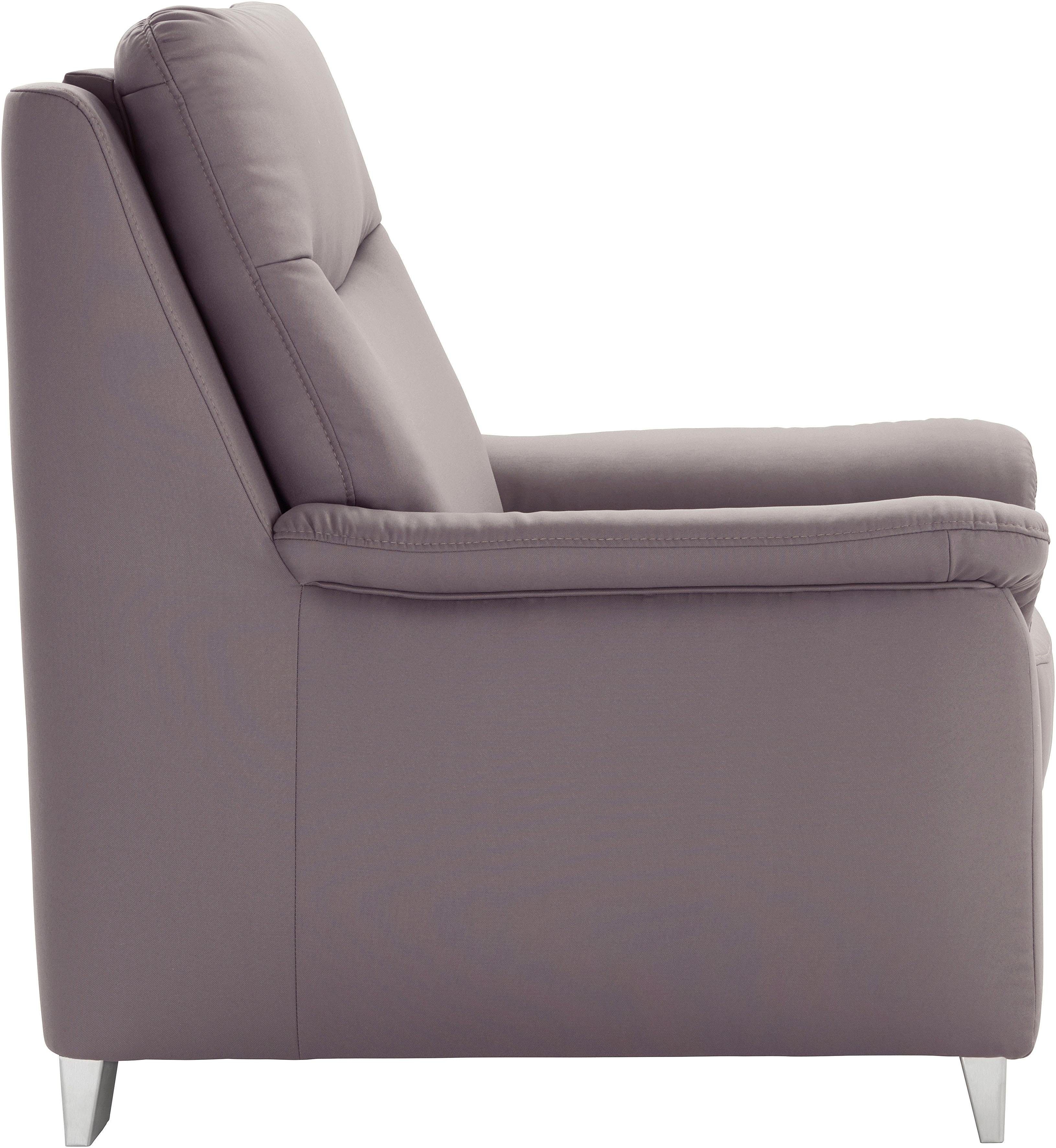 sit&more Fauteuil Boccaccio met binnenvering en verstelbare hoofdsteun