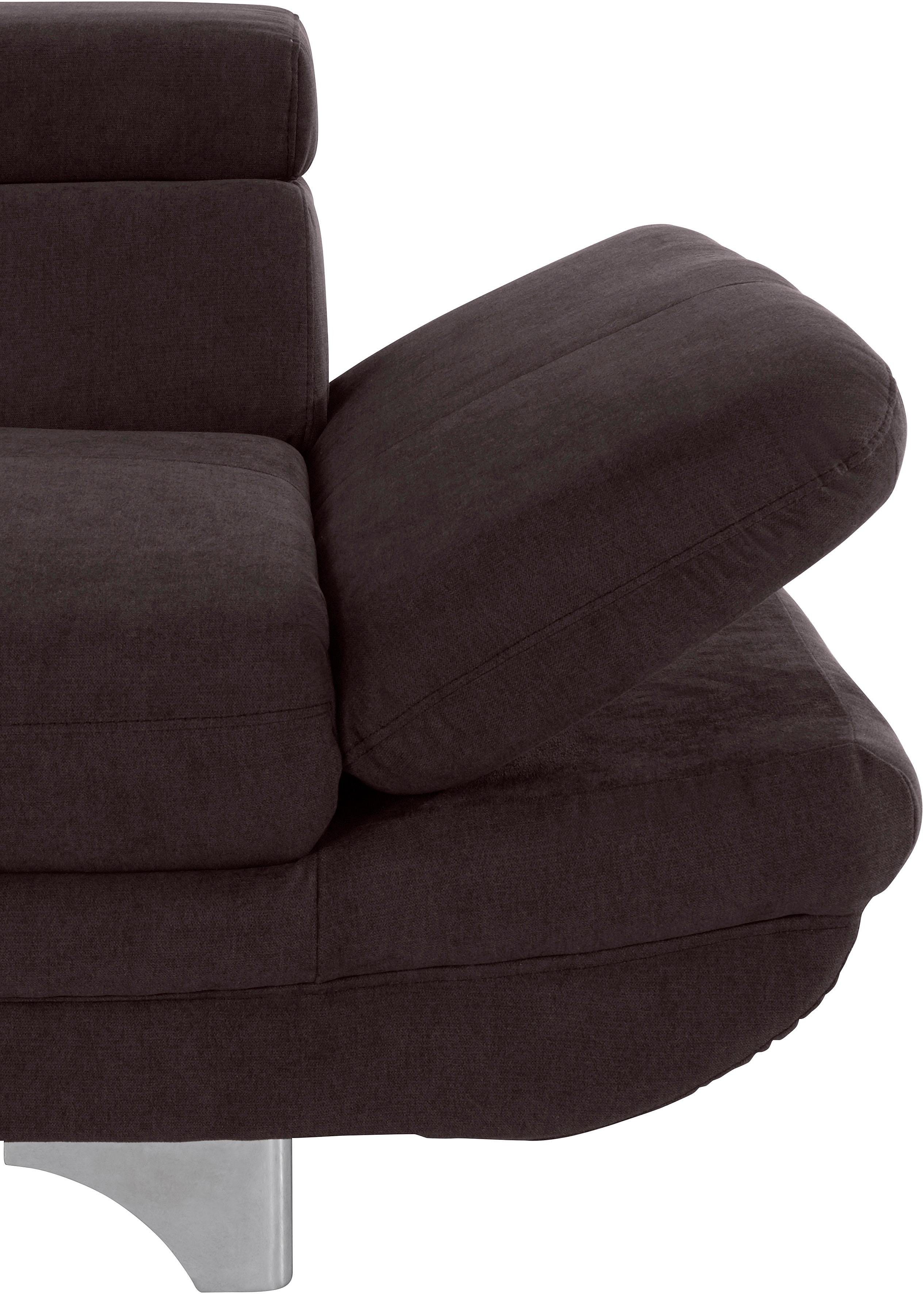 COTTA 3-zitsbank Enterprise Big-sofa, met verstelbare armleuning en rugleuning