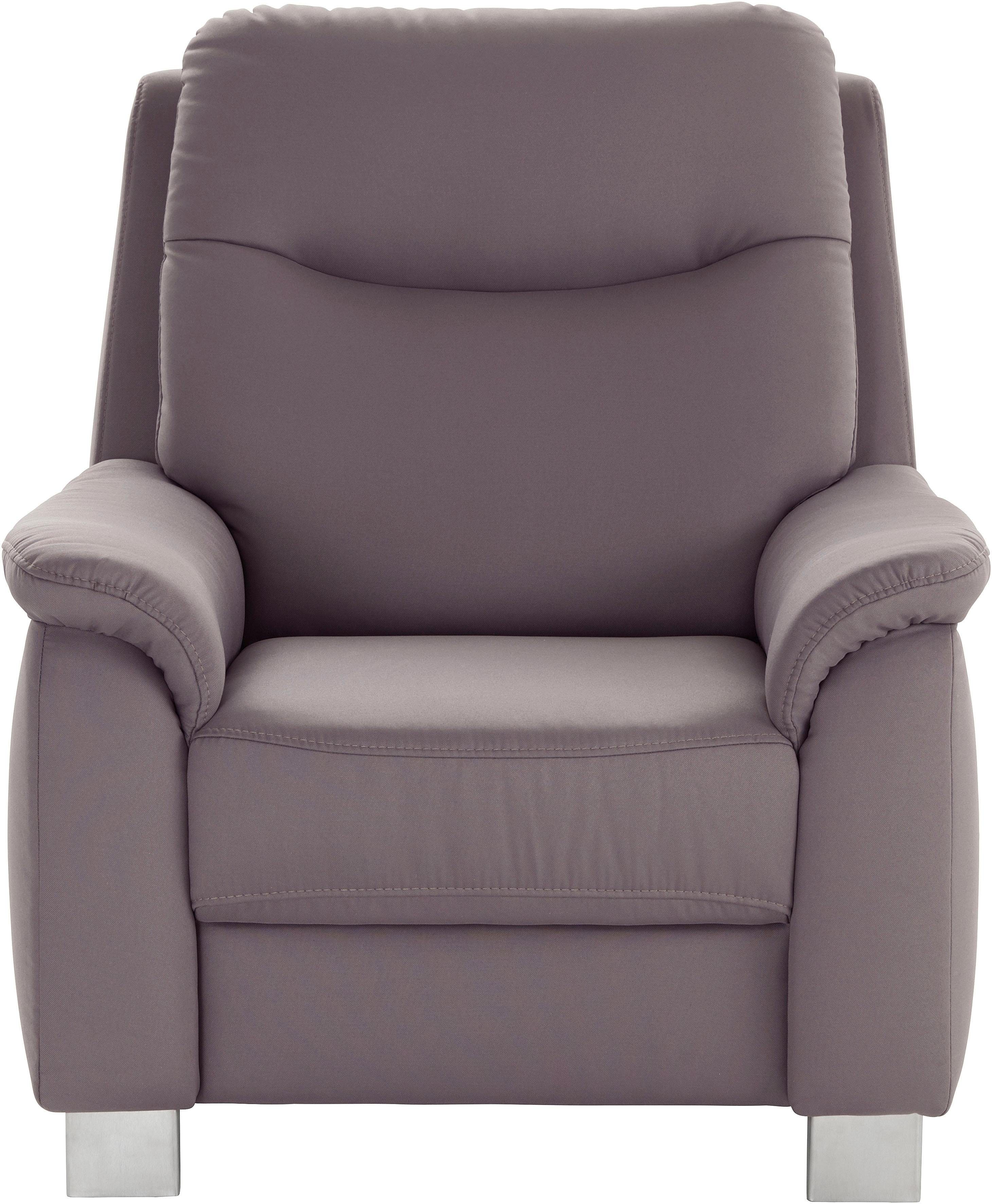 sit&more Fauteuil Boccaccio met binnenvering en verstelbare hoofdsteun