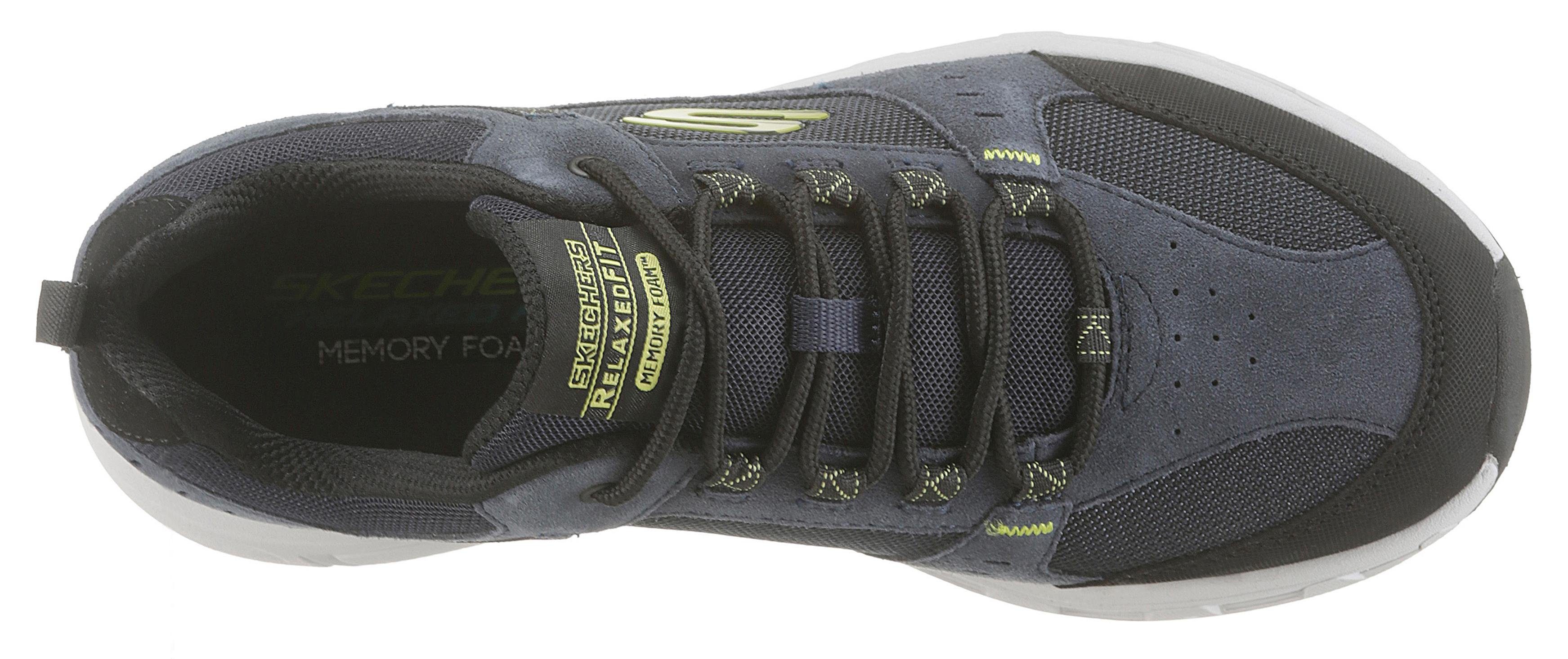 Skechers Sneakers Oak Canyon met memory foam-uitrusting, vrijetijdsschoen, lage schoen, veterschoen