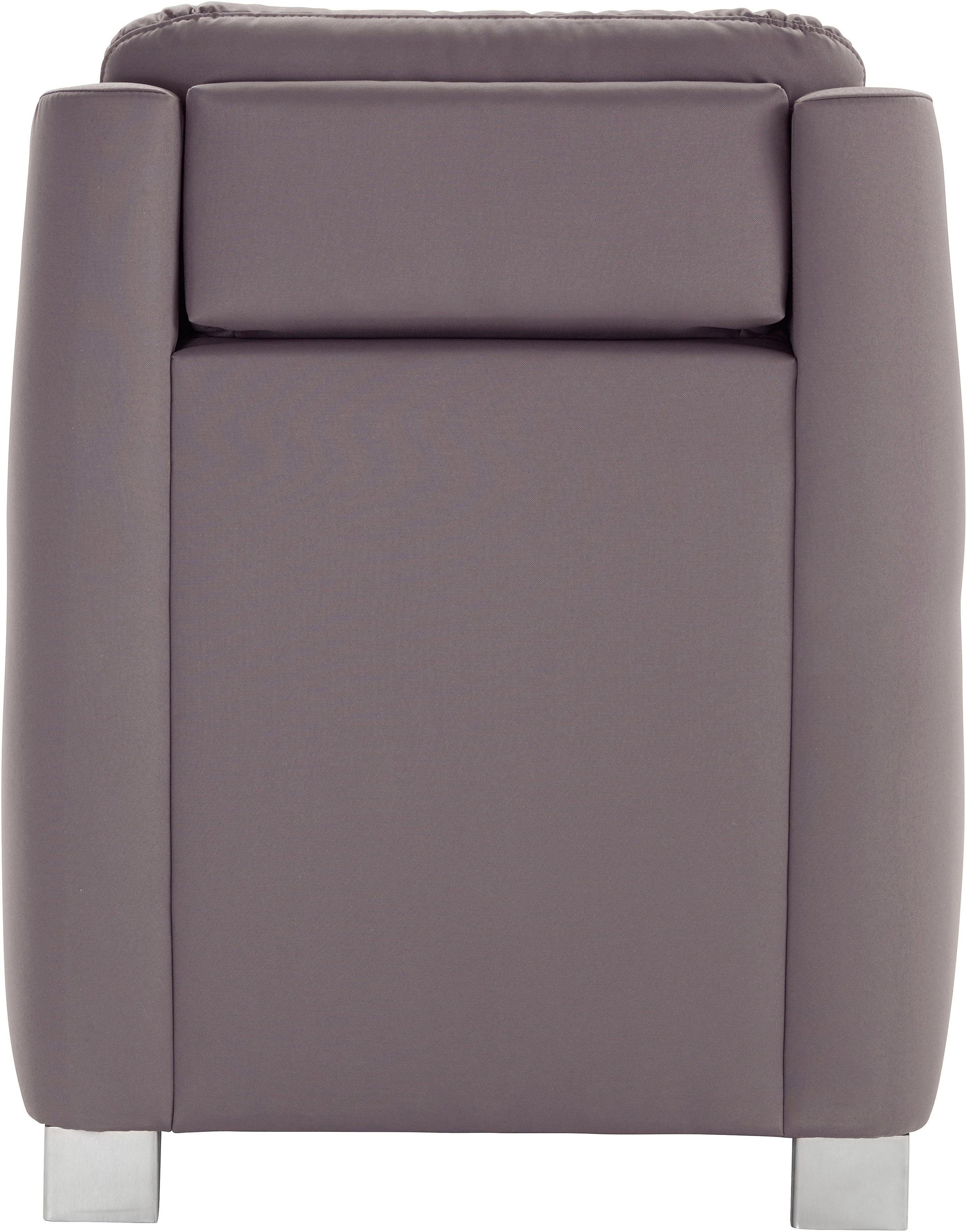 sit&more Fauteuil Boccaccio met binnenvering en verstelbare hoofdsteun
