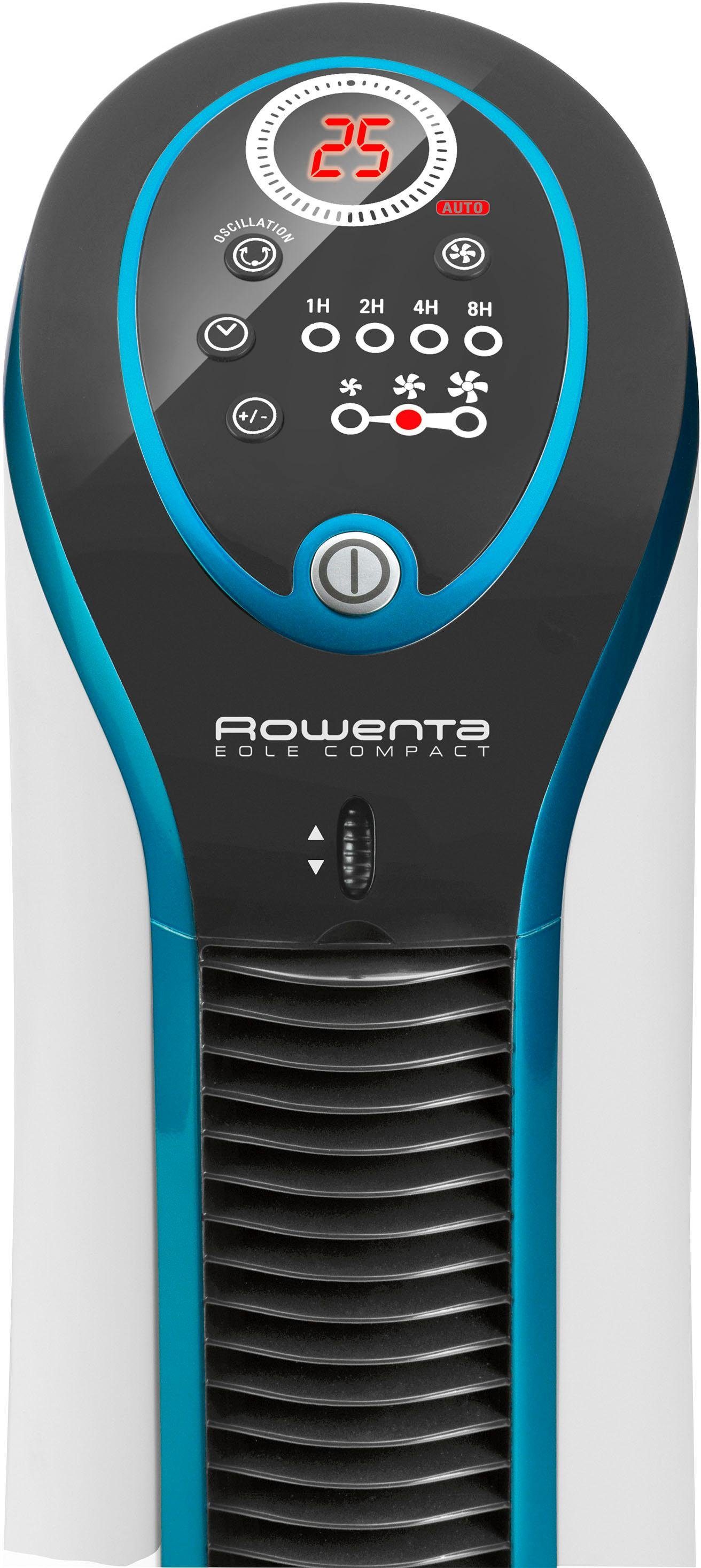 Rowenta Torenventilator tafelmodel Eole Compact, stil met slechts 45 dB(A), draagbaar, timer,