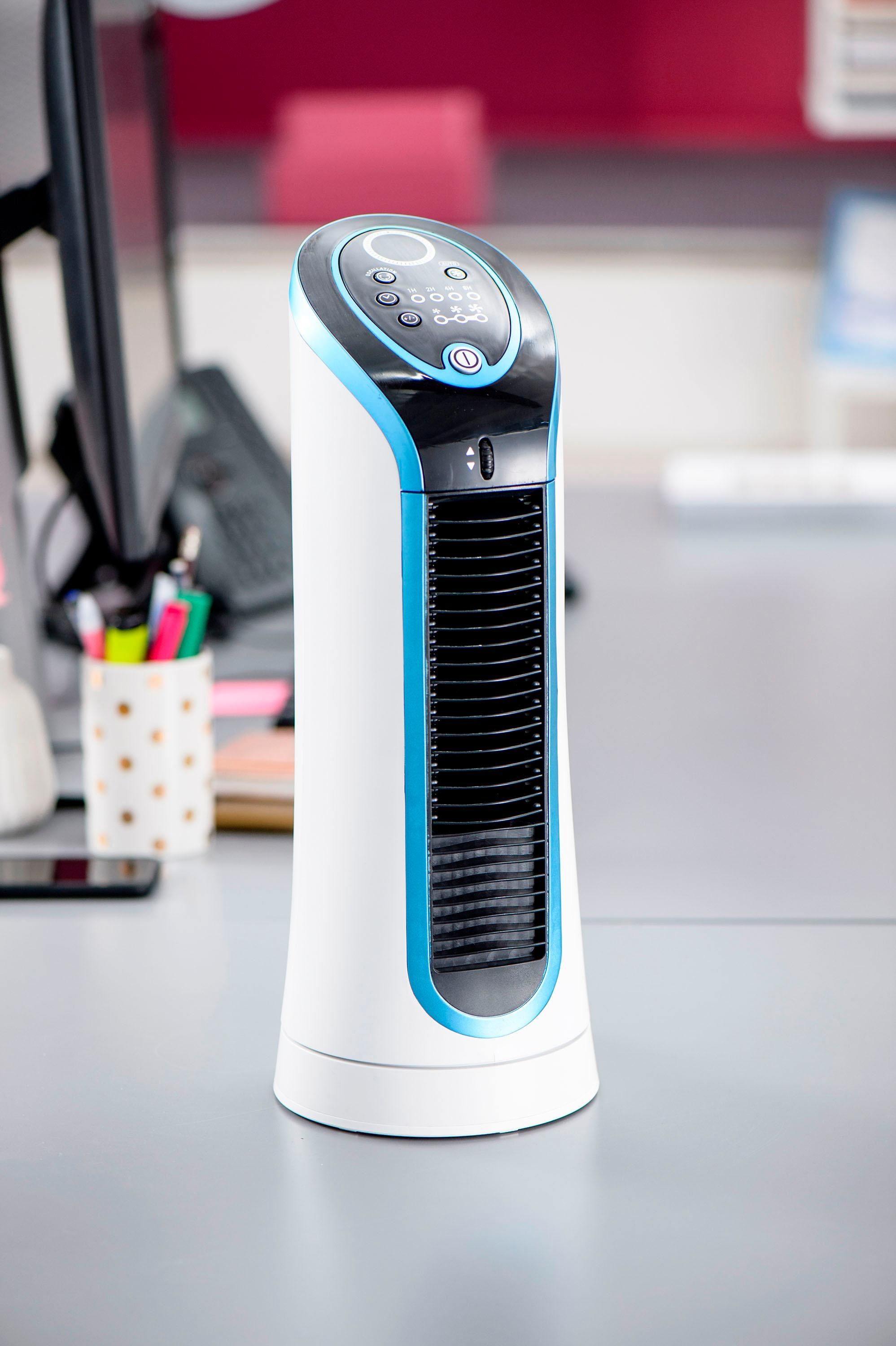 Rowenta Torenventilator tafelmodel Eole Compact, stil met slechts 45 dB(A), draagbaar, timer,
