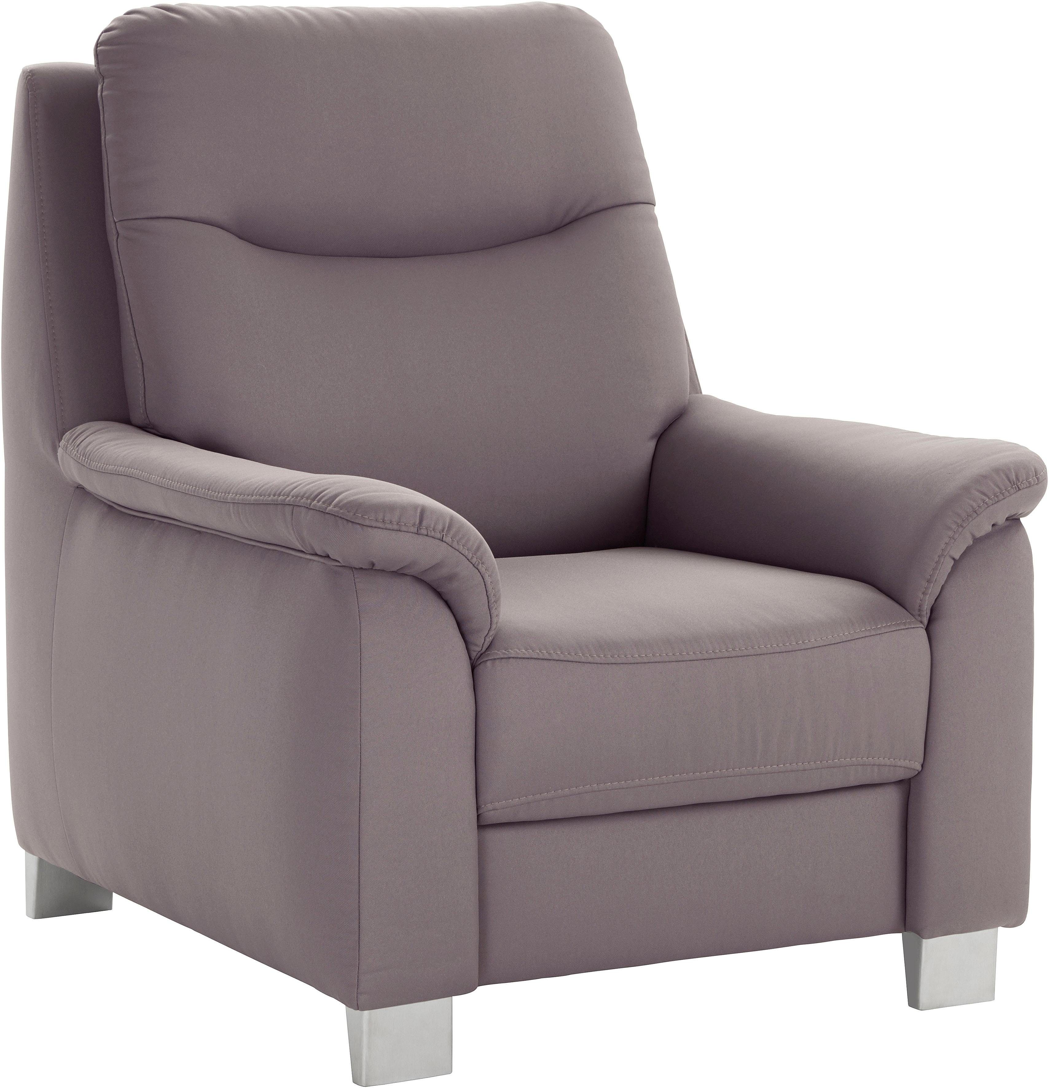sit&more Fauteuil Boccaccio met binnenvering en verstelbare hoofdsteun