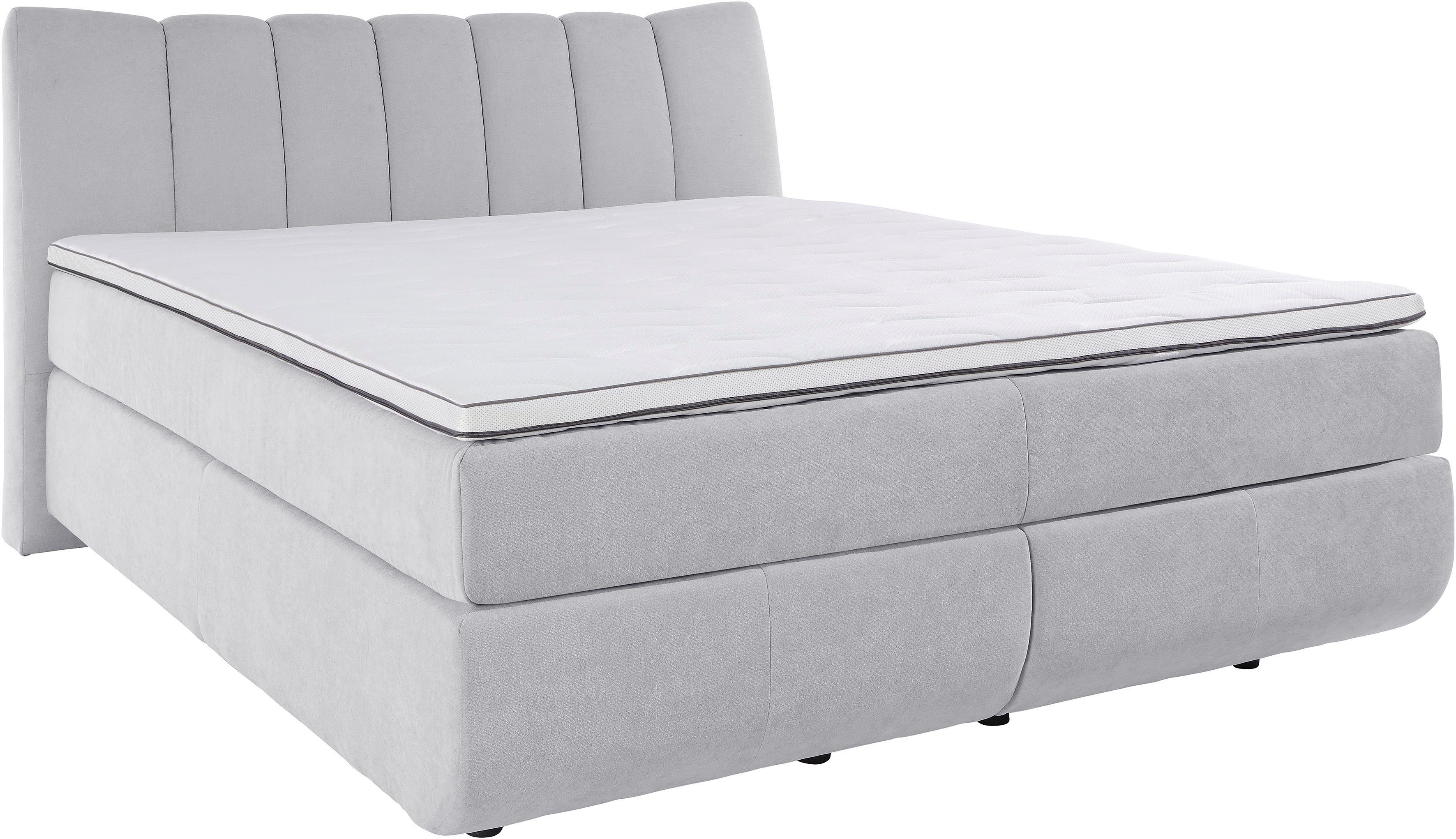 Leonique Boxspring Océane Los van de vloer- werkt vrijzwevend, verschillende hardheden (ook H4)