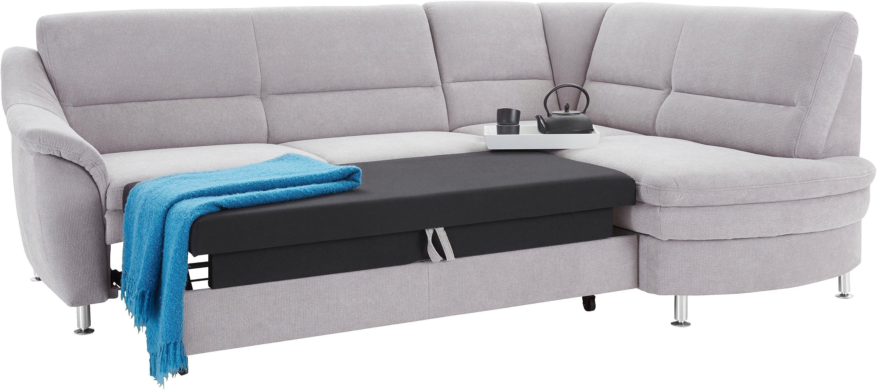 sit&more Hoekbank Cardoso L-vorm met binnenvering, naar keuze met slaapfunctie en lade