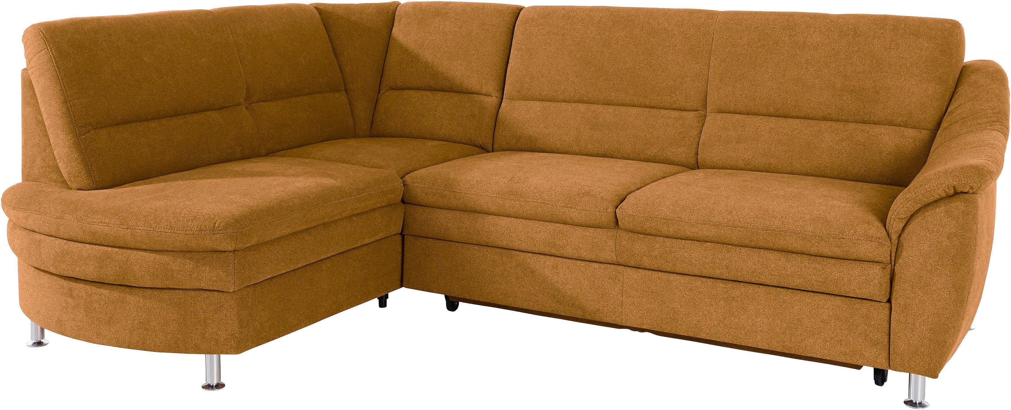 Places of Style Hoekbank Cardoso L-vorm Binnenvering, naar keuze met bed, lade