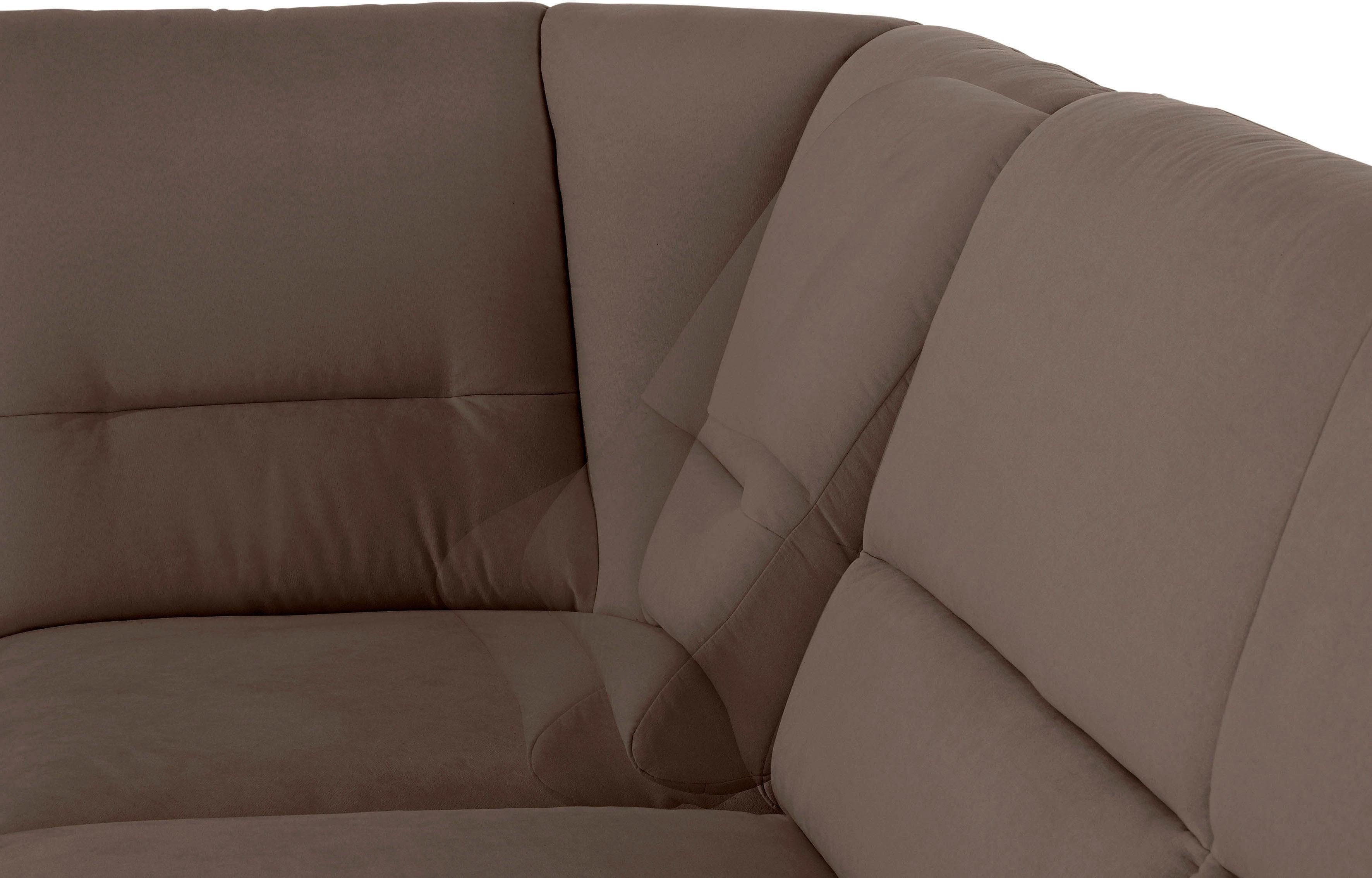Places of Style Hoekbank Cardoso L-vorm Binnenvering, naar keuze met bed, lade, gedeeltelijk relaxfunctie