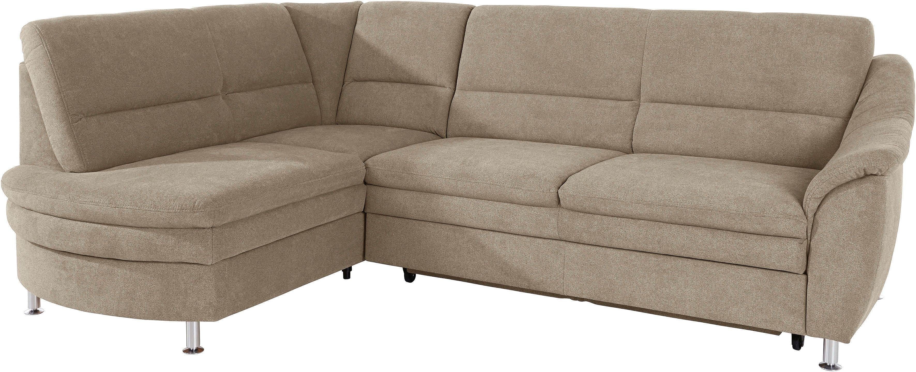 Places of Style Hoekbank Cardoso L-vorm Binnenvering, naar keuze met bed, lade