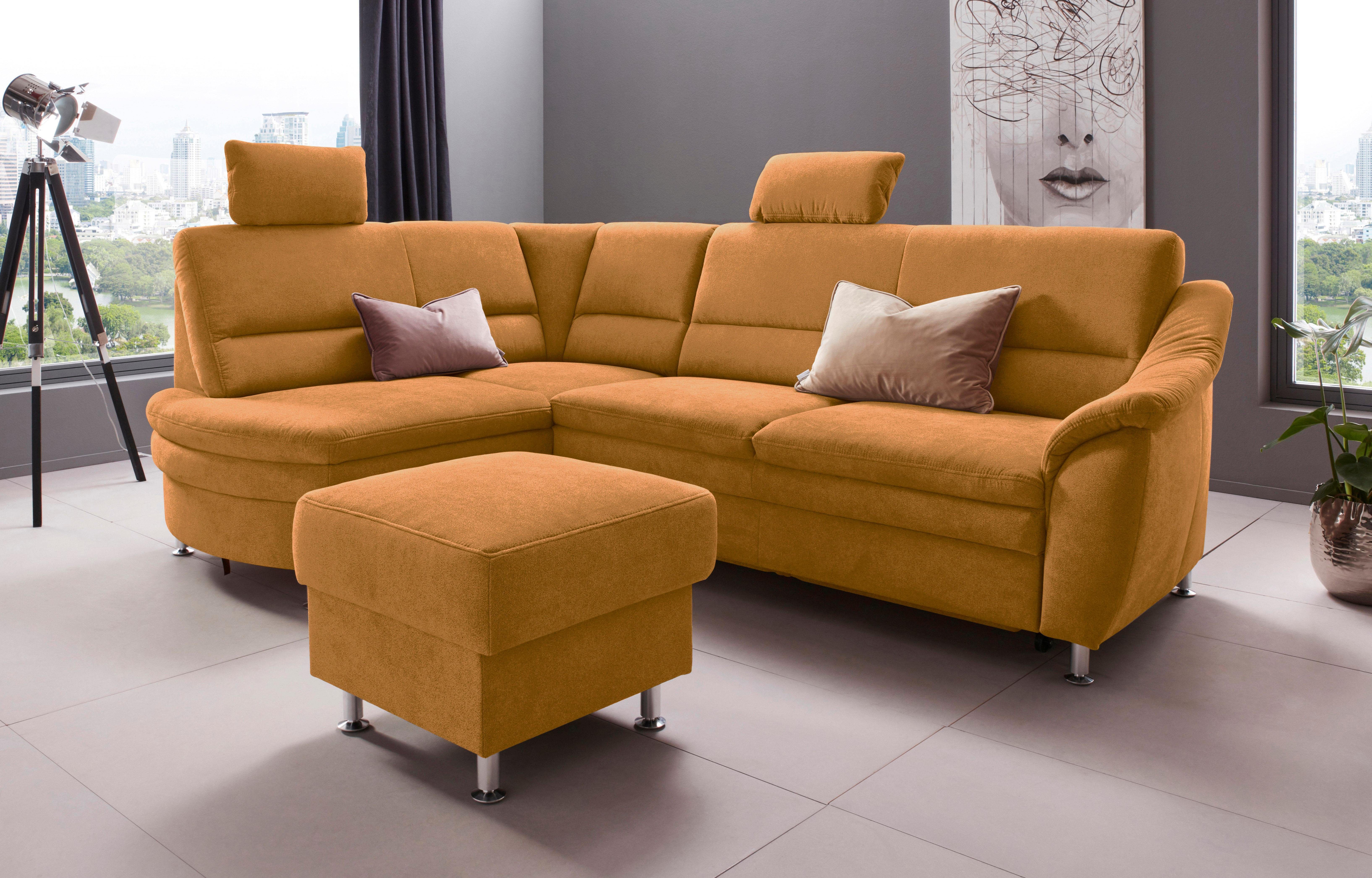 Places of Style Hoekbank Cardoso L-vorm Binnenvering, naar keuze met bed, lade