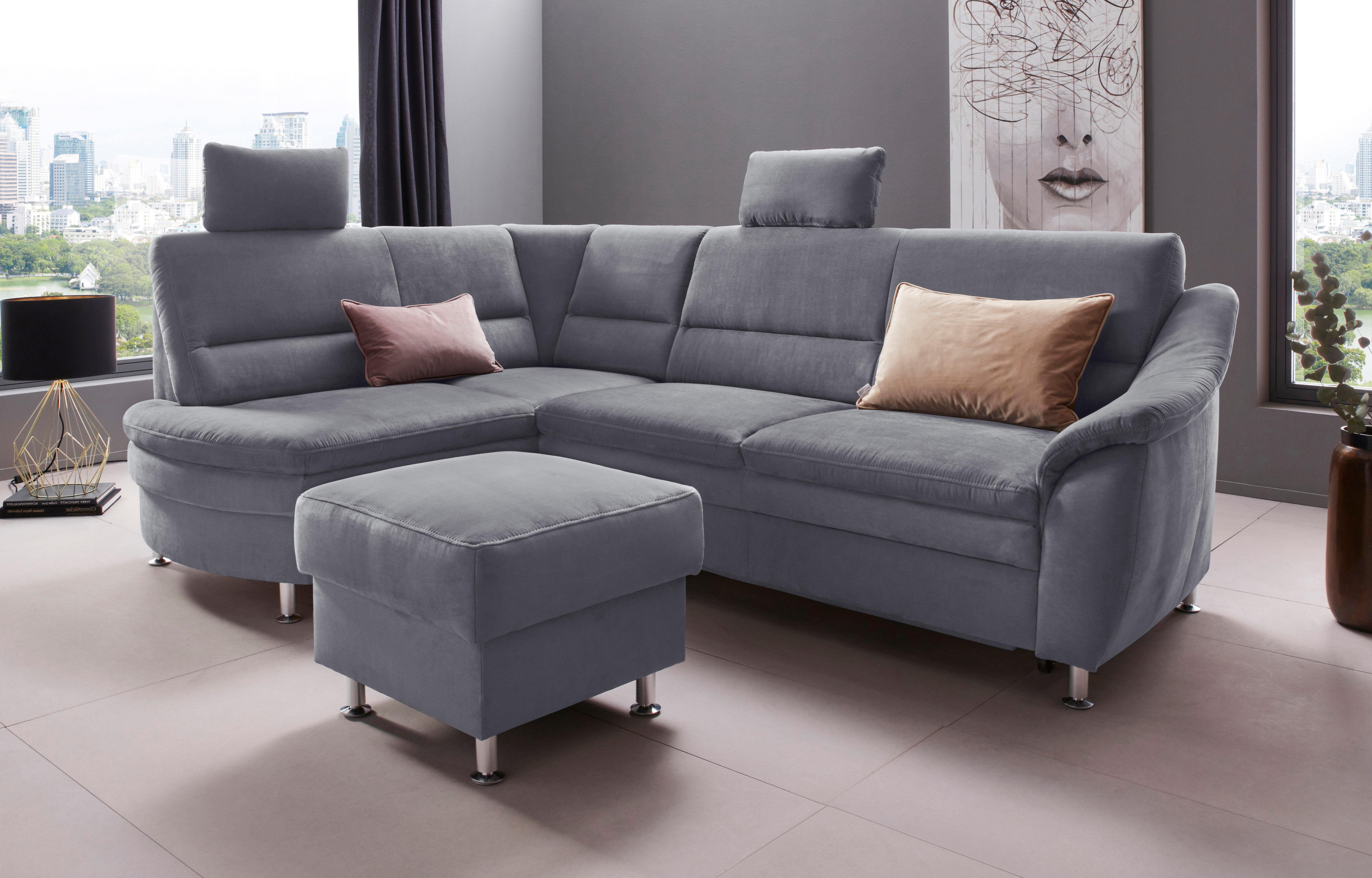Places of Style Hoekbank Cardoso L-vorm Binnenvering, naar keuze met bed, lade