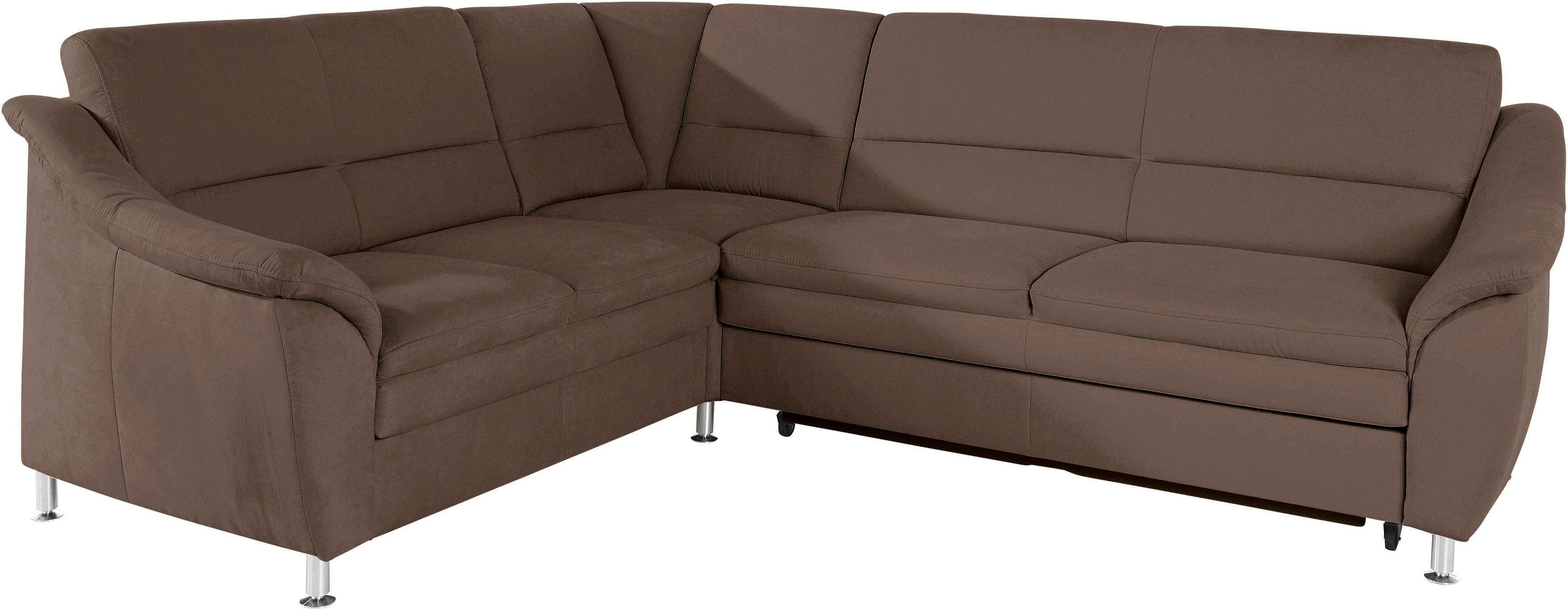 Places of Style Hoekbank Cardoso L-vorm Binnenvering, naar keuze met bed, lade, gedeeltelijk relaxfunctie