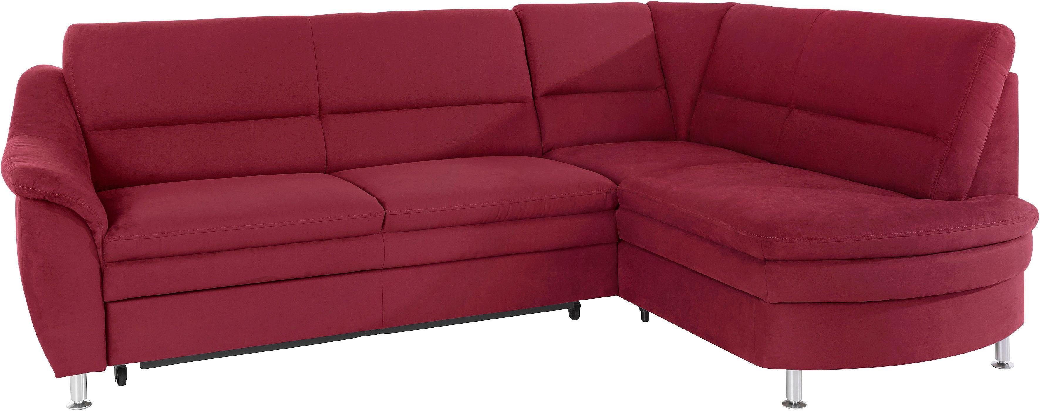 Places of Style Hoekbank Cardoso L-vorm Binnenvering, naar keuze met bed, lade