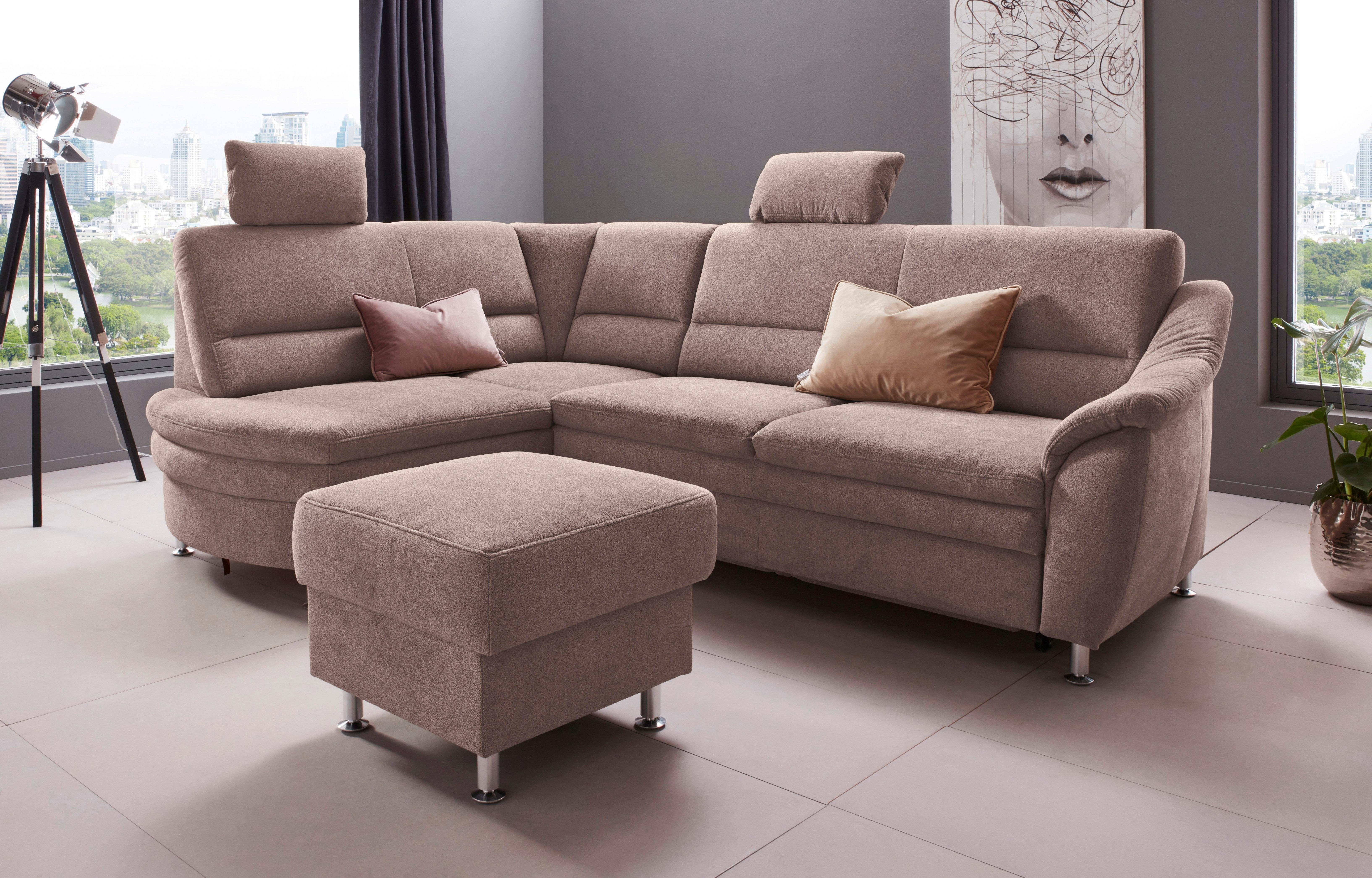 Places of Style Hoekbank Cardoso L-vorm Binnenvering, naar keuze met bed, lade