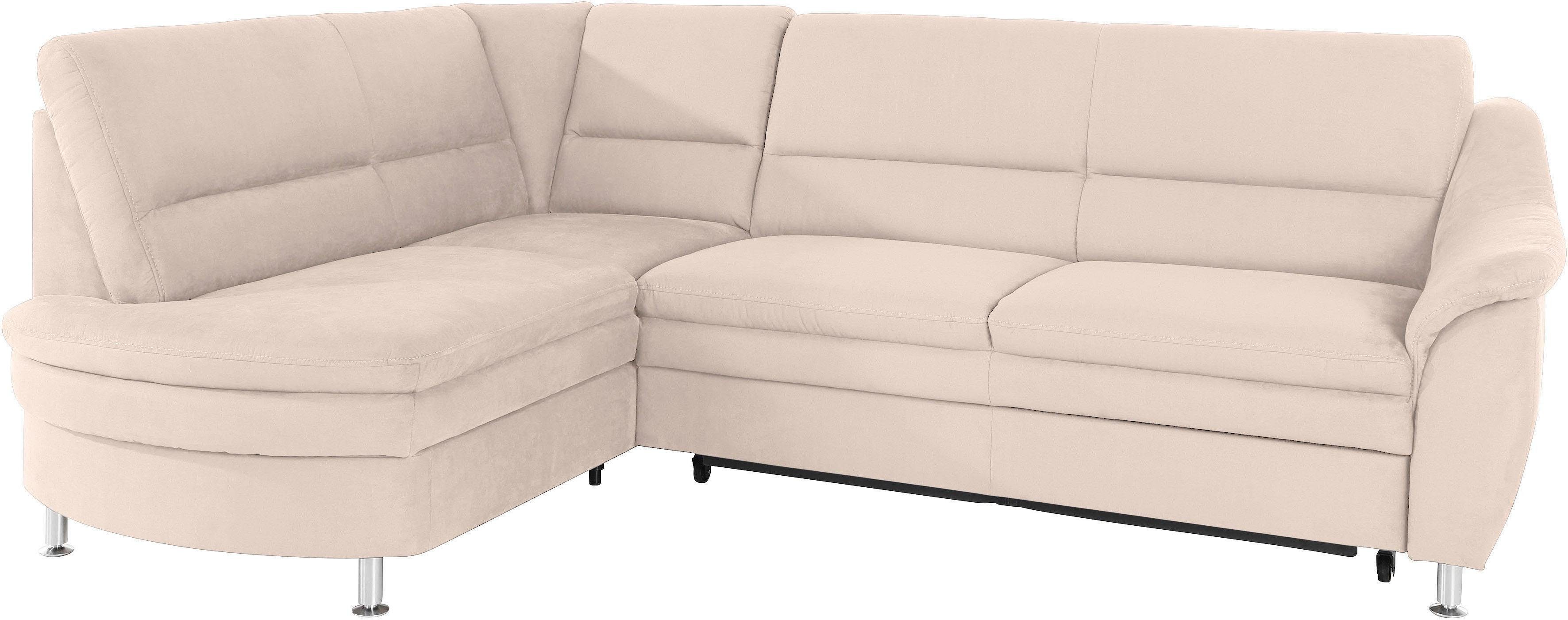 Places of Style Hoekbank Cardoso L-vorm Binnenvering, naar keuze met bed, lade