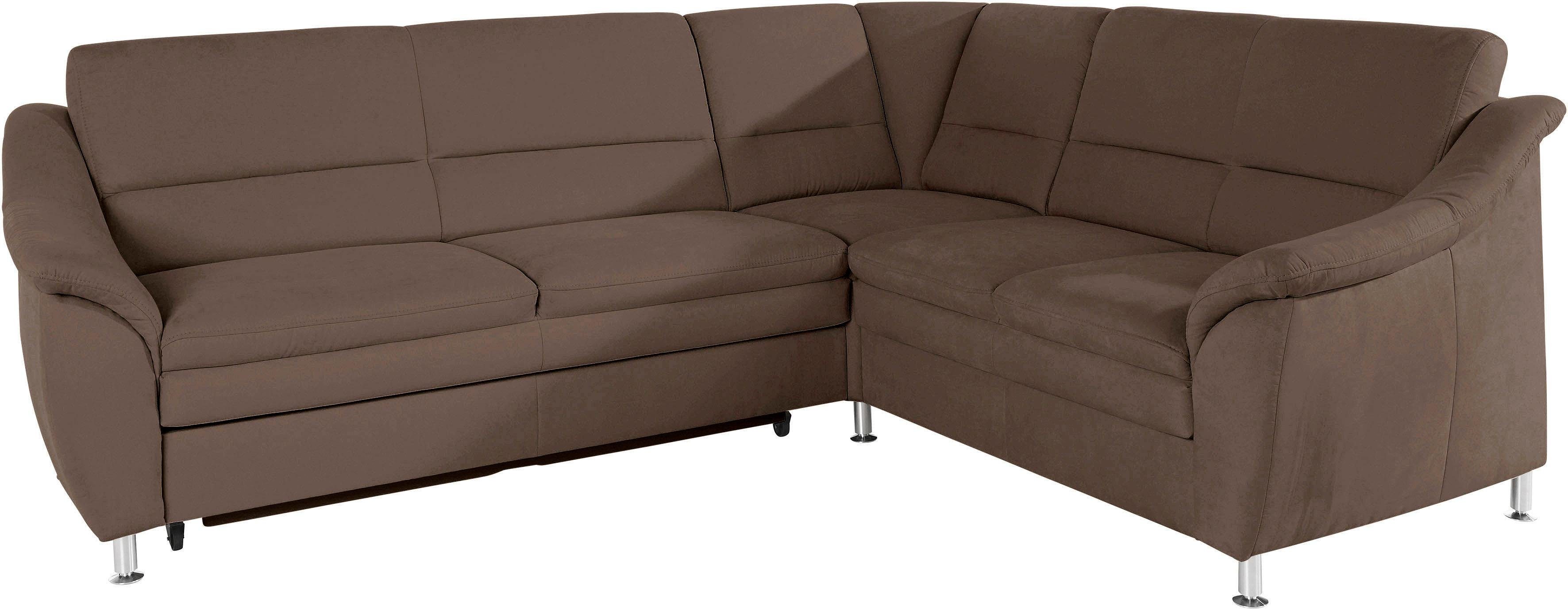 Places of Style Hoekbank Cardoso L-vorm Binnenvering, naar keuze met bed, lade, gedeeltelijk relaxfunctie