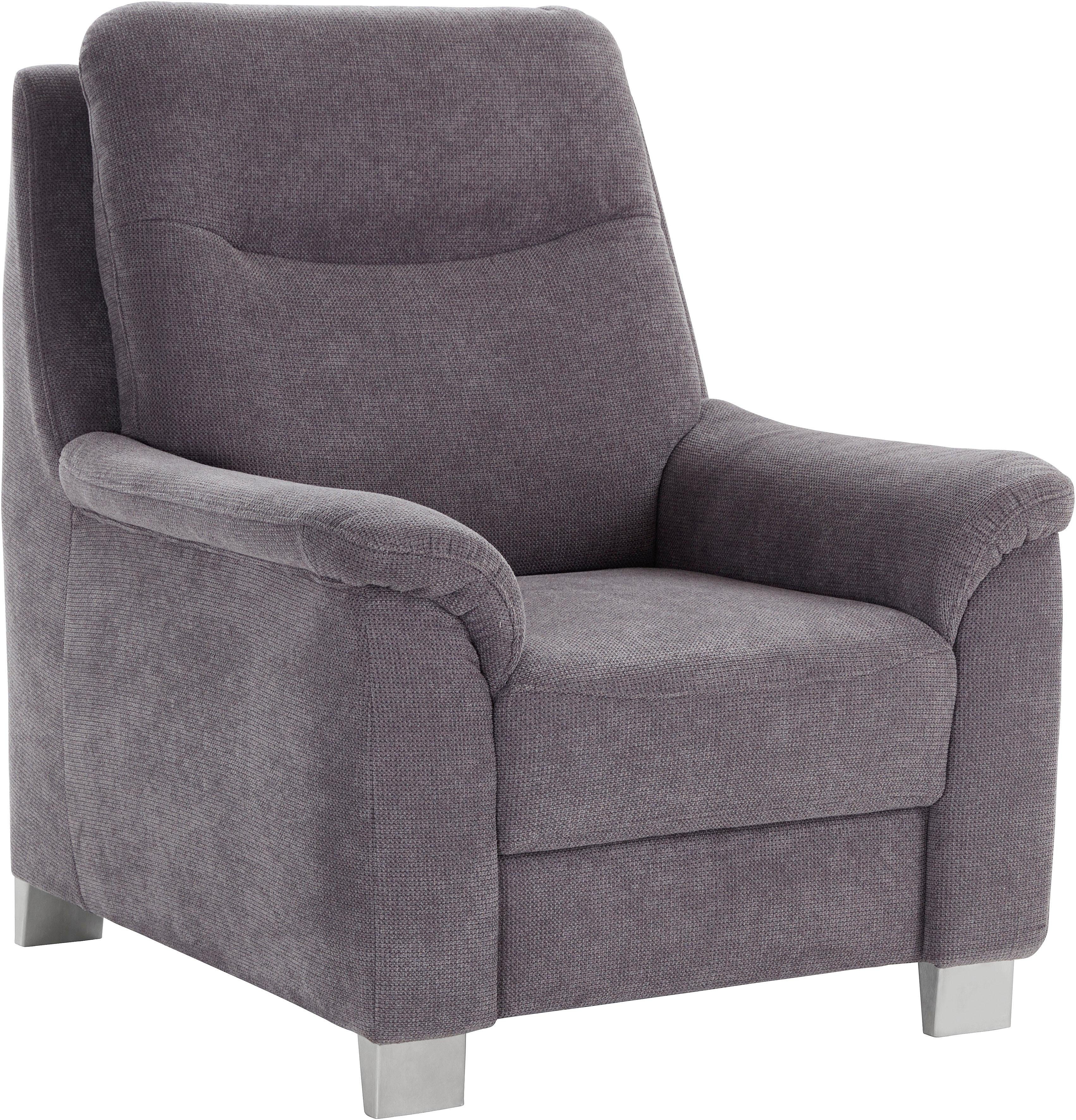 sit&more Fauteuil Boccaccio met binnenvering en verstelbare hoofdsteun
