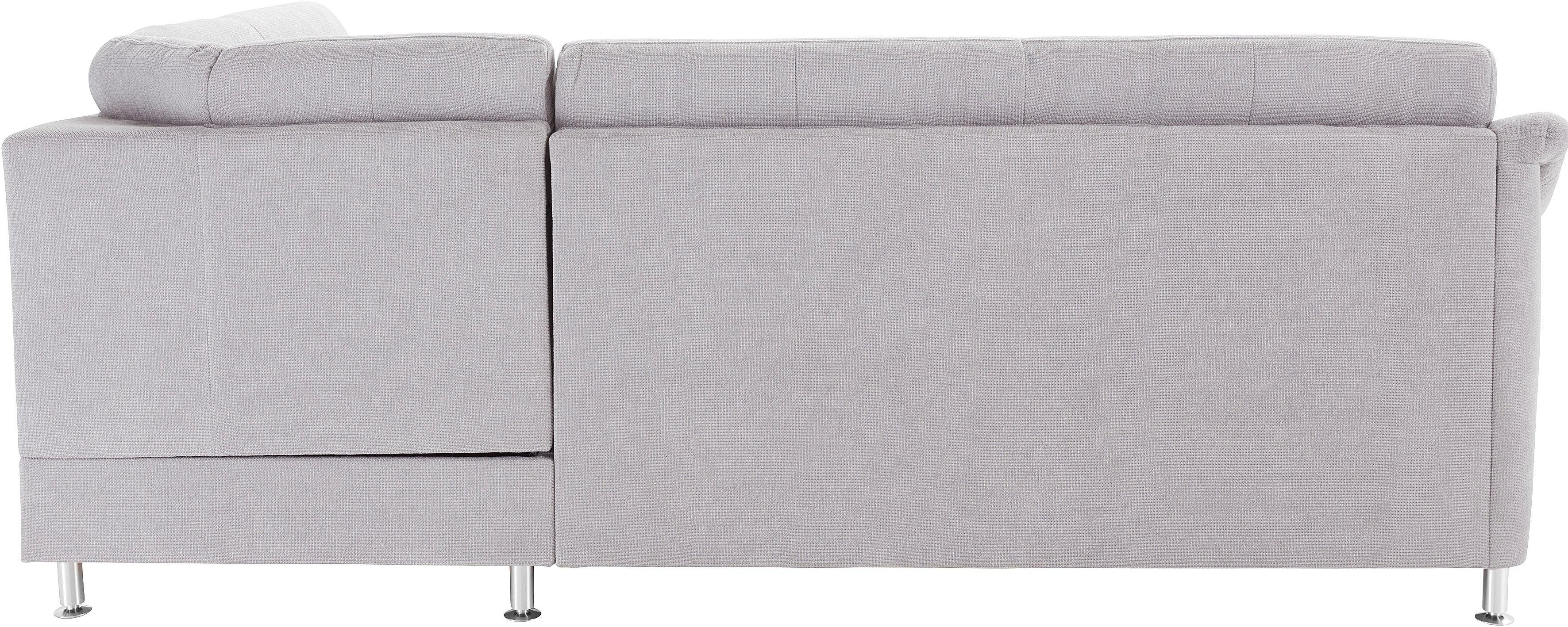 sit&more Hoekbank Cardoso L-vorm met binnenvering, naar keuze met slaapfunctie en lade