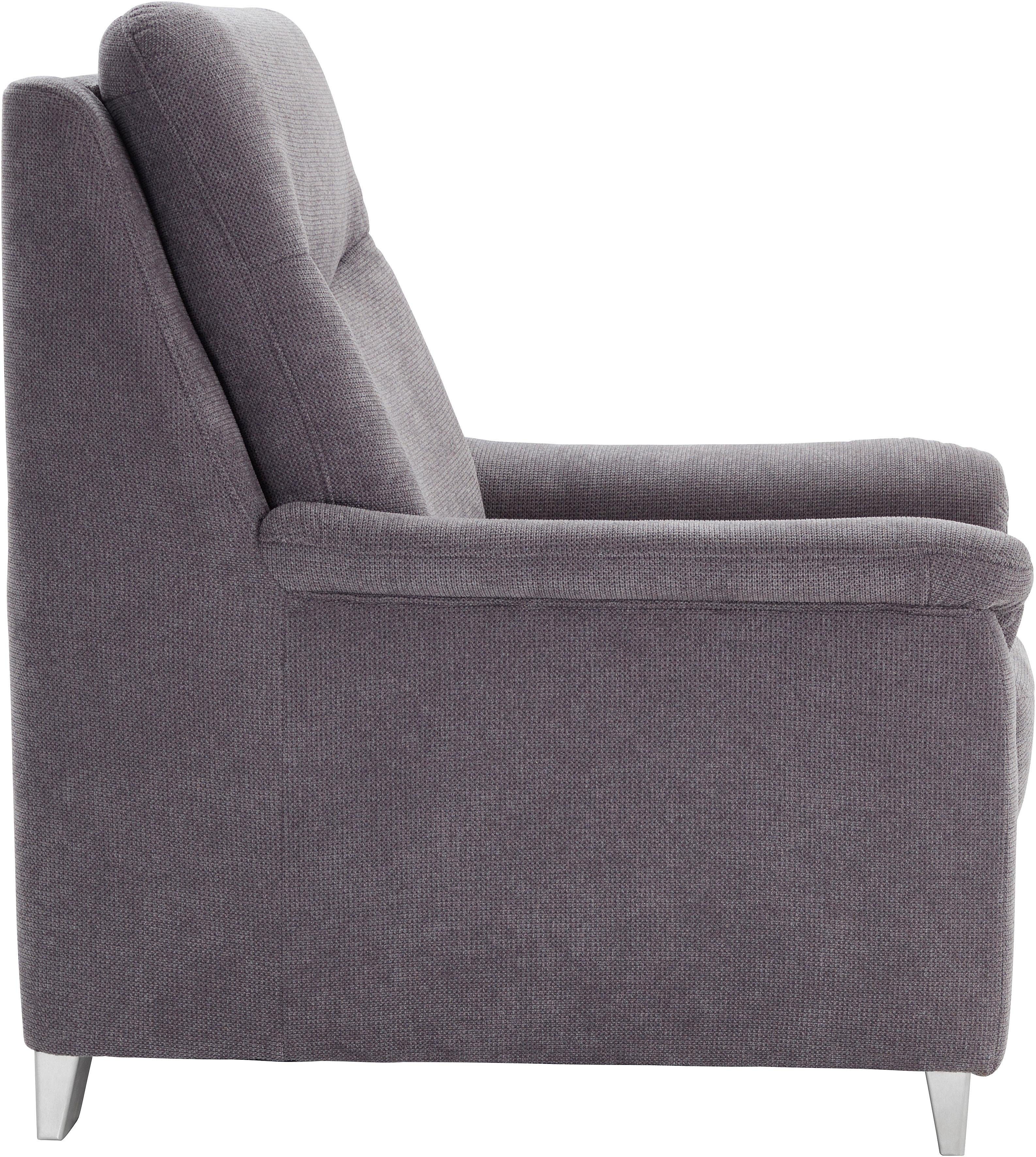 sit&more Fauteuil Boccaccio met binnenvering en verstelbare hoofdsteun