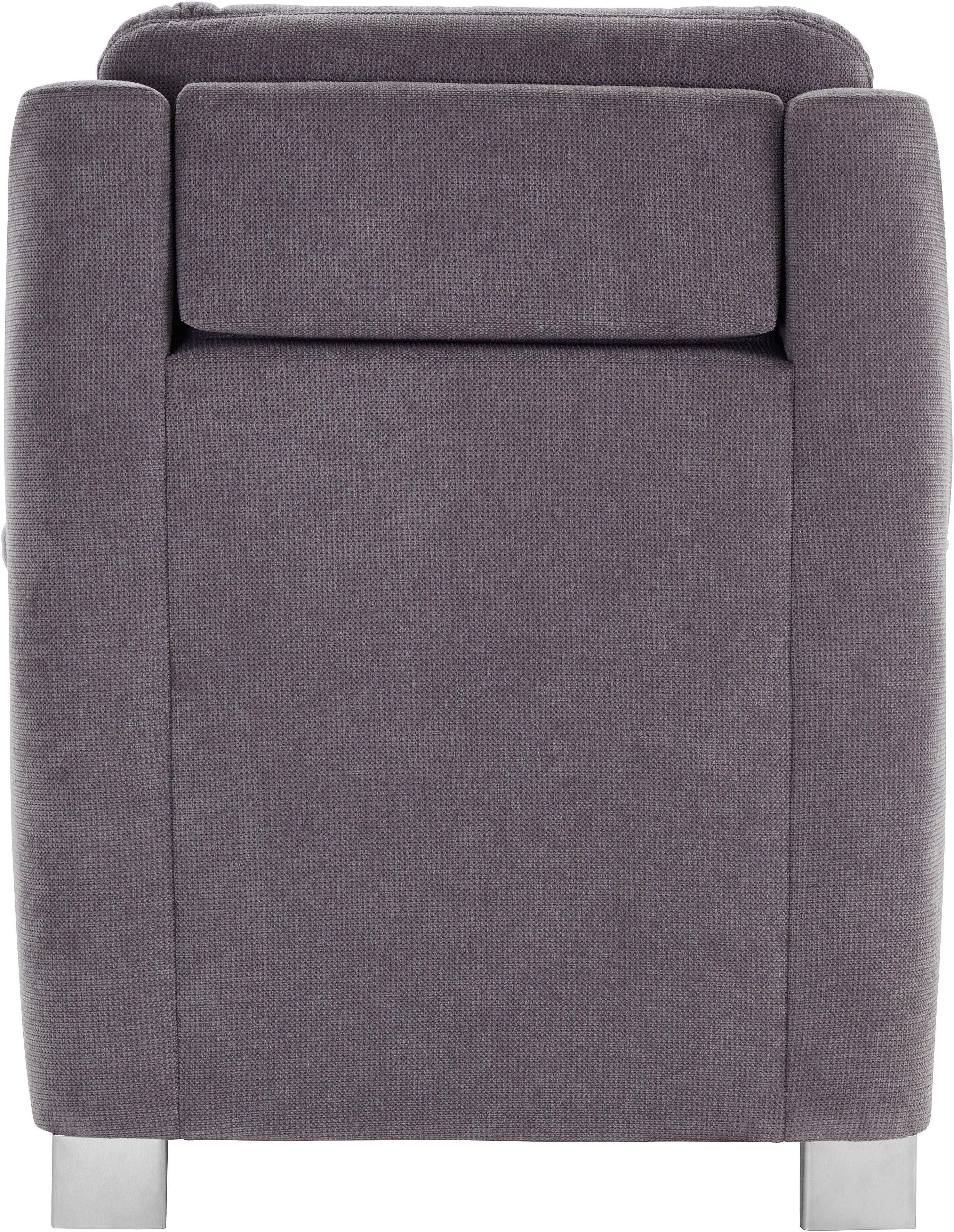 sit&more Fauteuil Boccaccio met binnenvering en verstelbare hoofdsteun