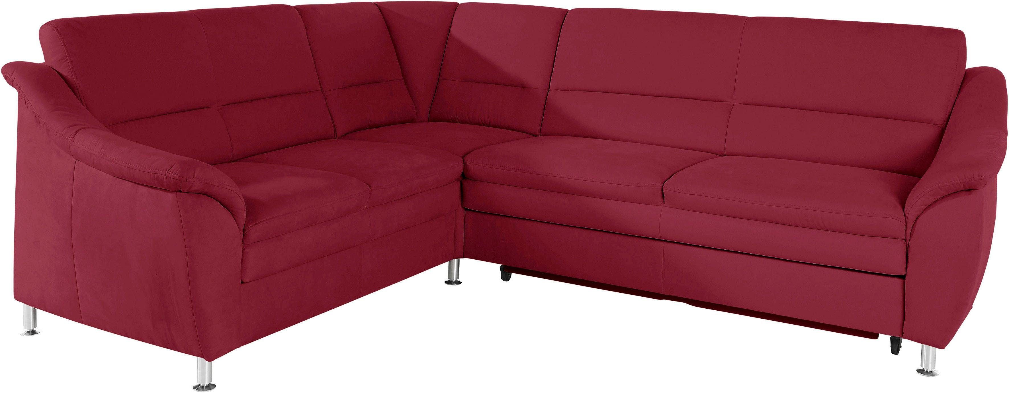 Places of Style Hoekbank Cardoso L-vorm Binnenvering, naar keuze met bed, lade, gedeeltelijk relaxfunctie