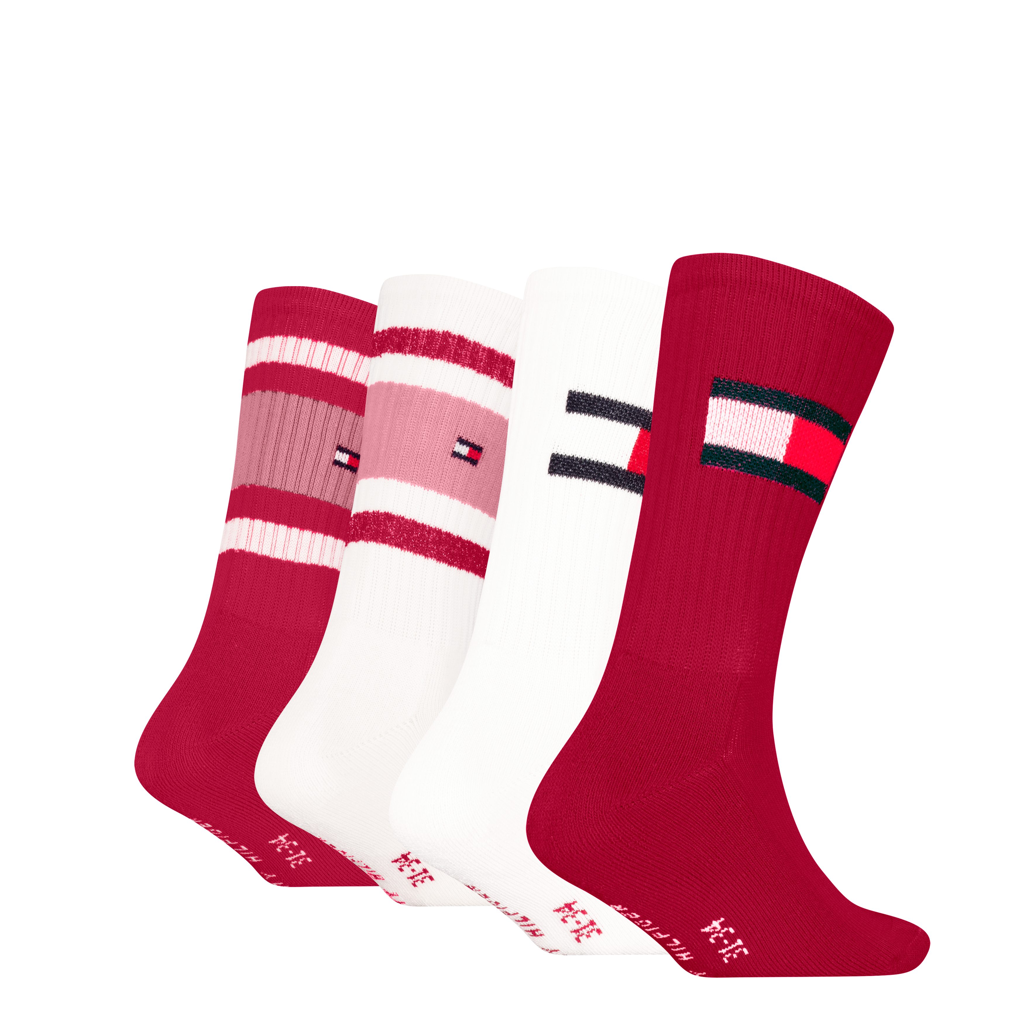 Tommy Hilfiger Sokken TH KIDS SOCK 4P FLAG & SPORT STRIPE ECOM (4 paar)