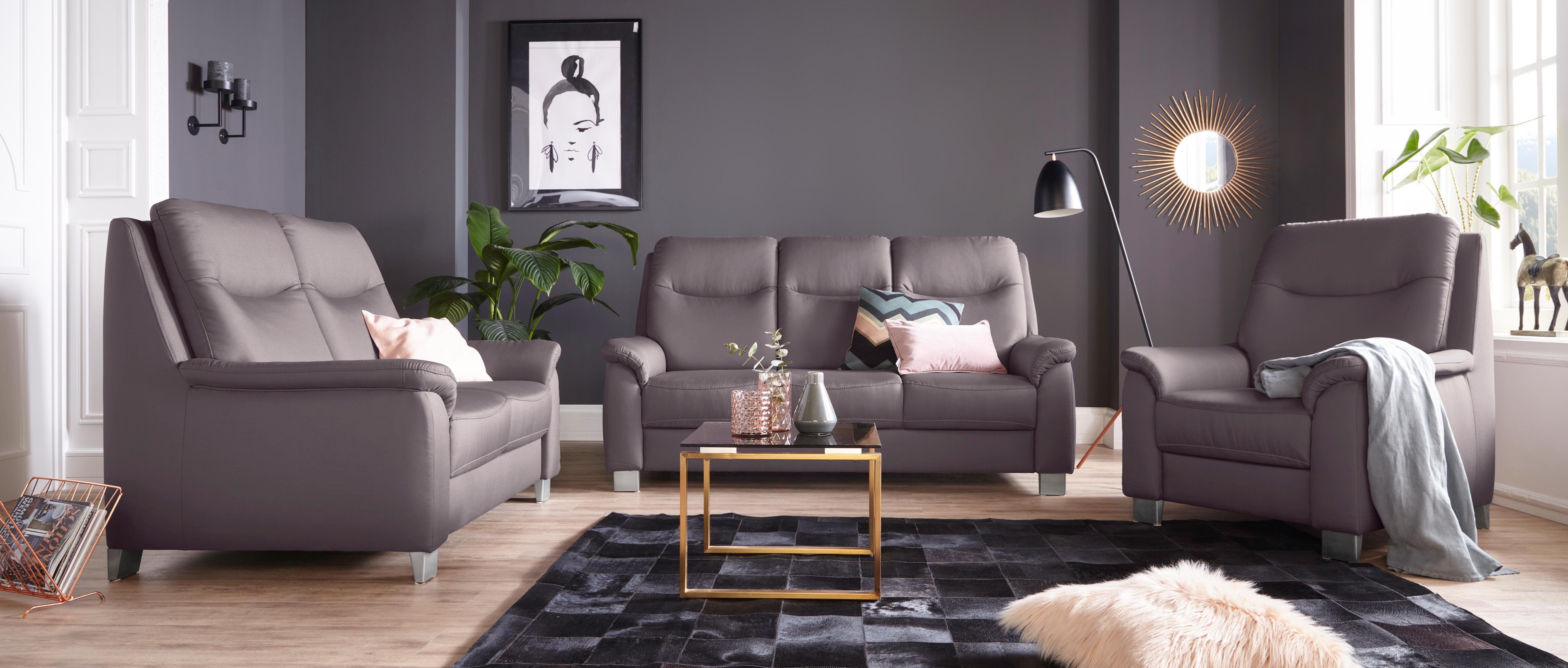sit&more Fauteuil Boccaccio met binnenvering en verstelbare hoofdsteun