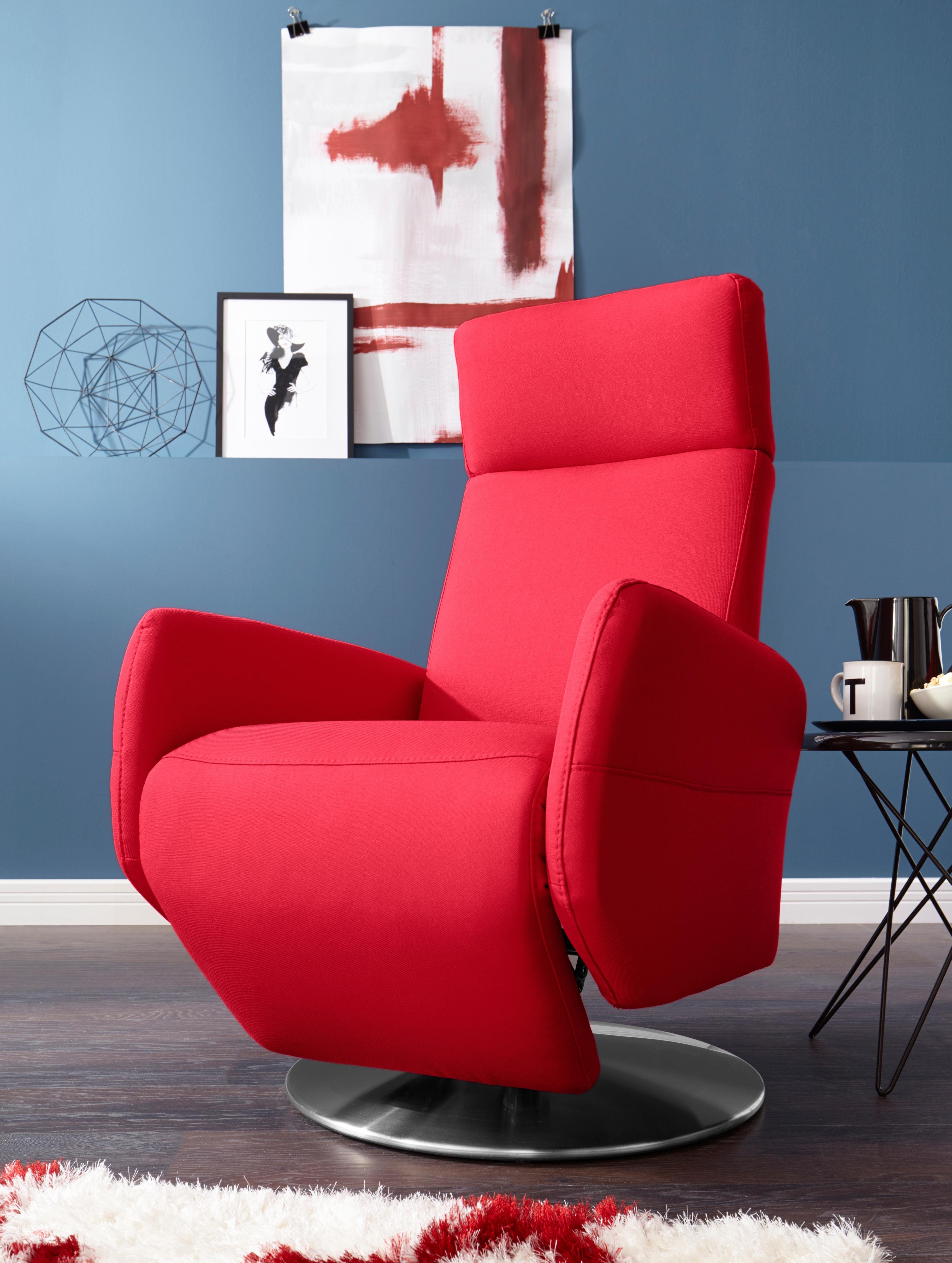sit&more Relaxfauteuil Cobra tv-fauteuils rood