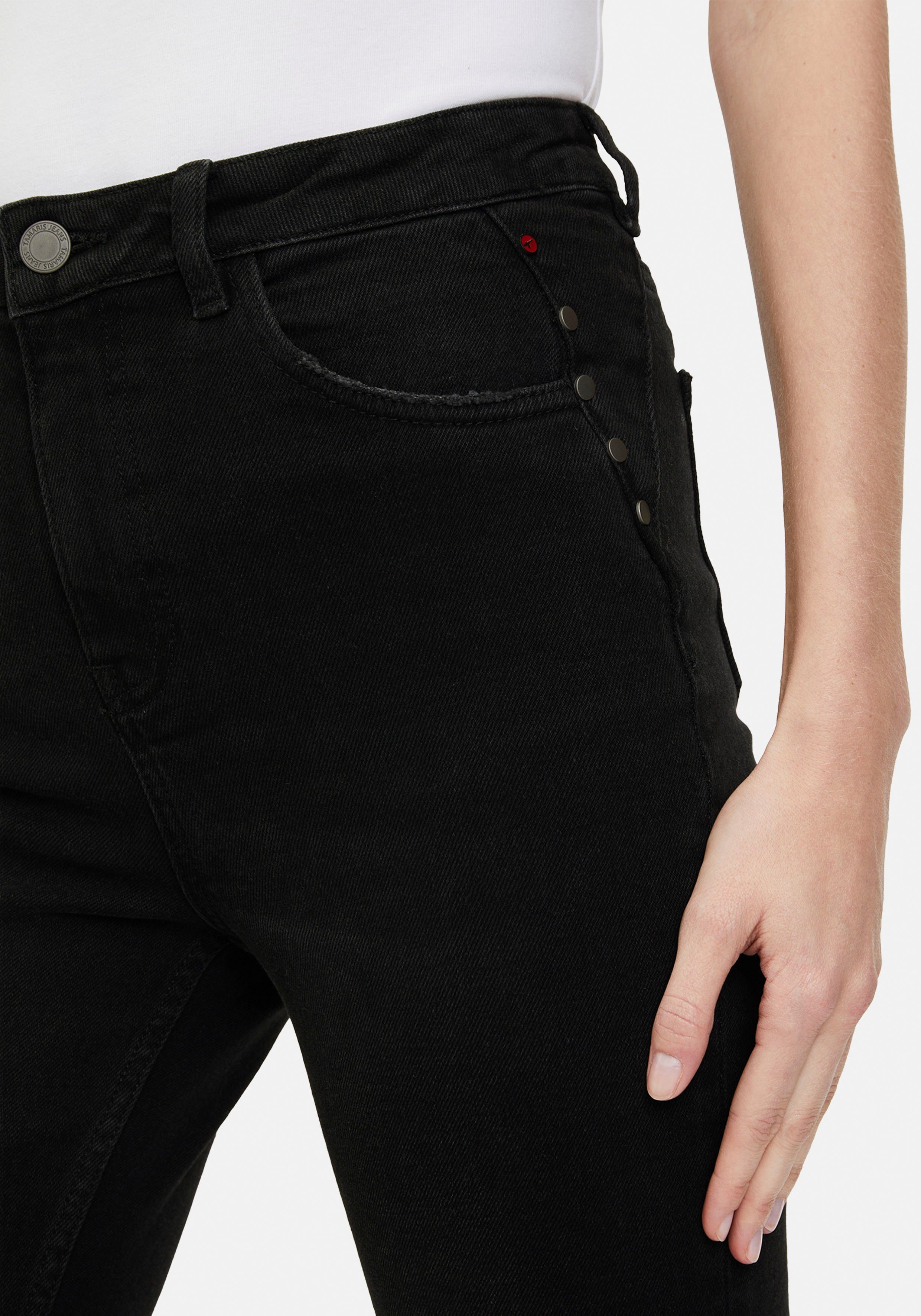Tamaris Legging met hoge taille in 4-pocketsstijl