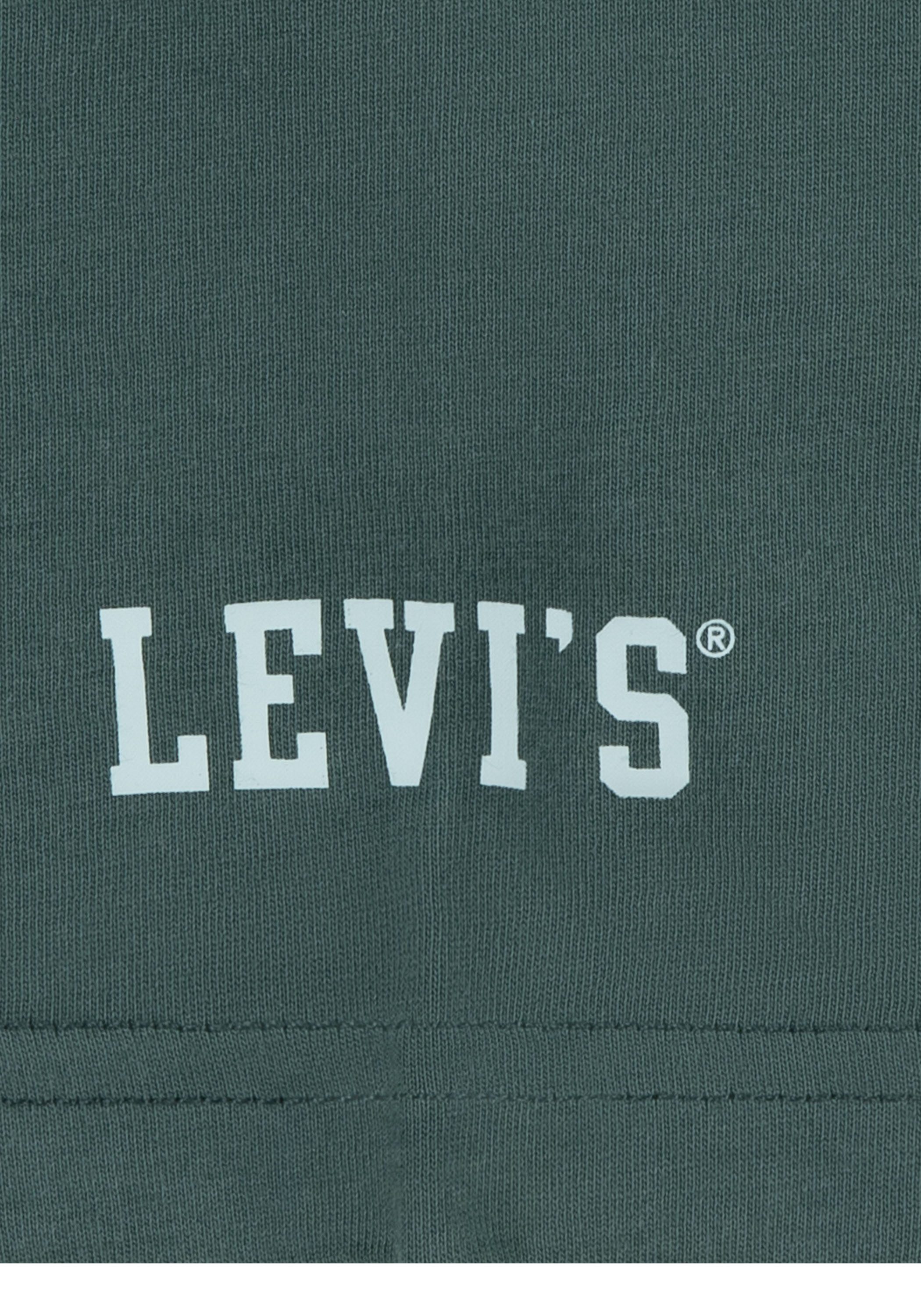 Levi's Kidswear T-shirt LVB "LS" MONOGRAM TEE met merkdruk voor jongens