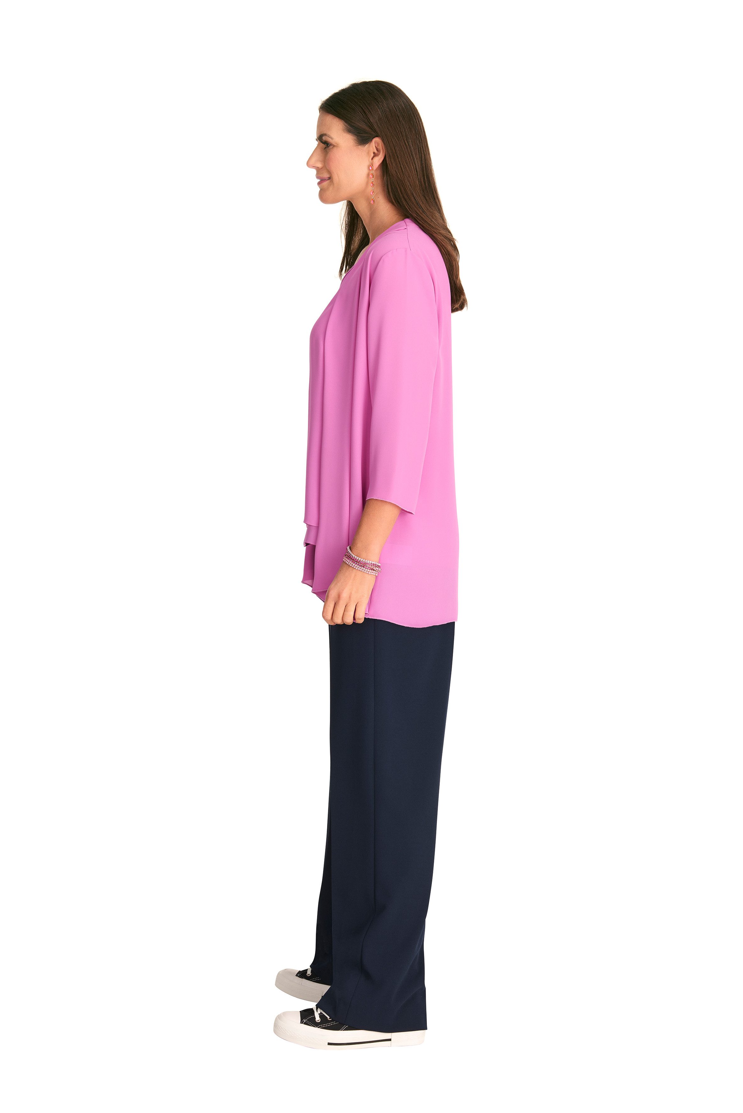 HERMANN LANGE Collection Blouseblazer in semi-transparante kwaliteit