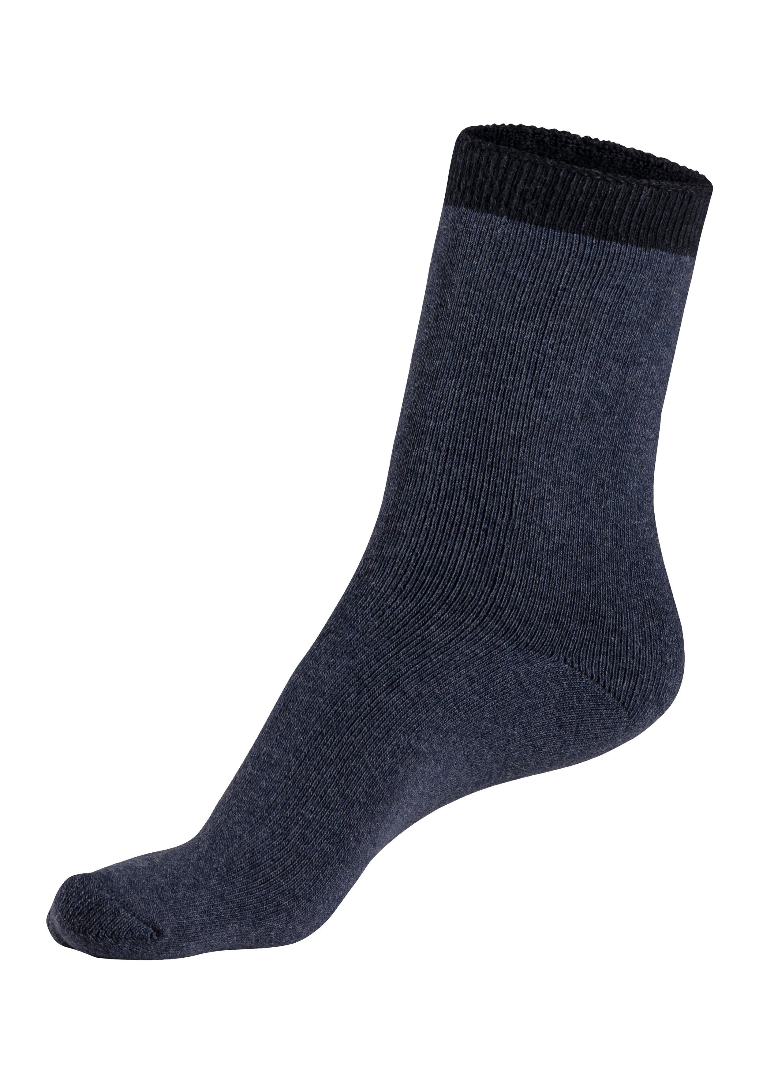Lavana Wellness-sokken met frottébinnenkant (set, 4 paar)