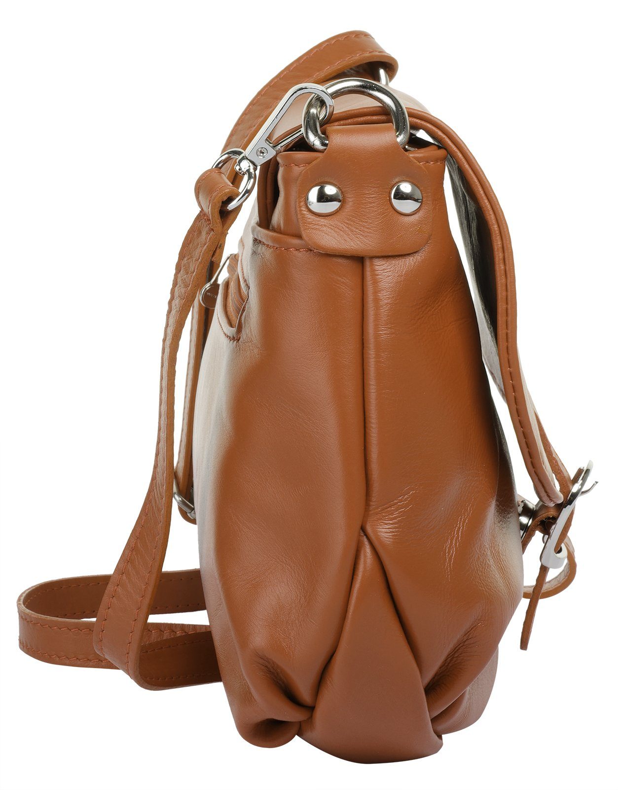 Samantha Look Schoudertas echt leer, made in italy