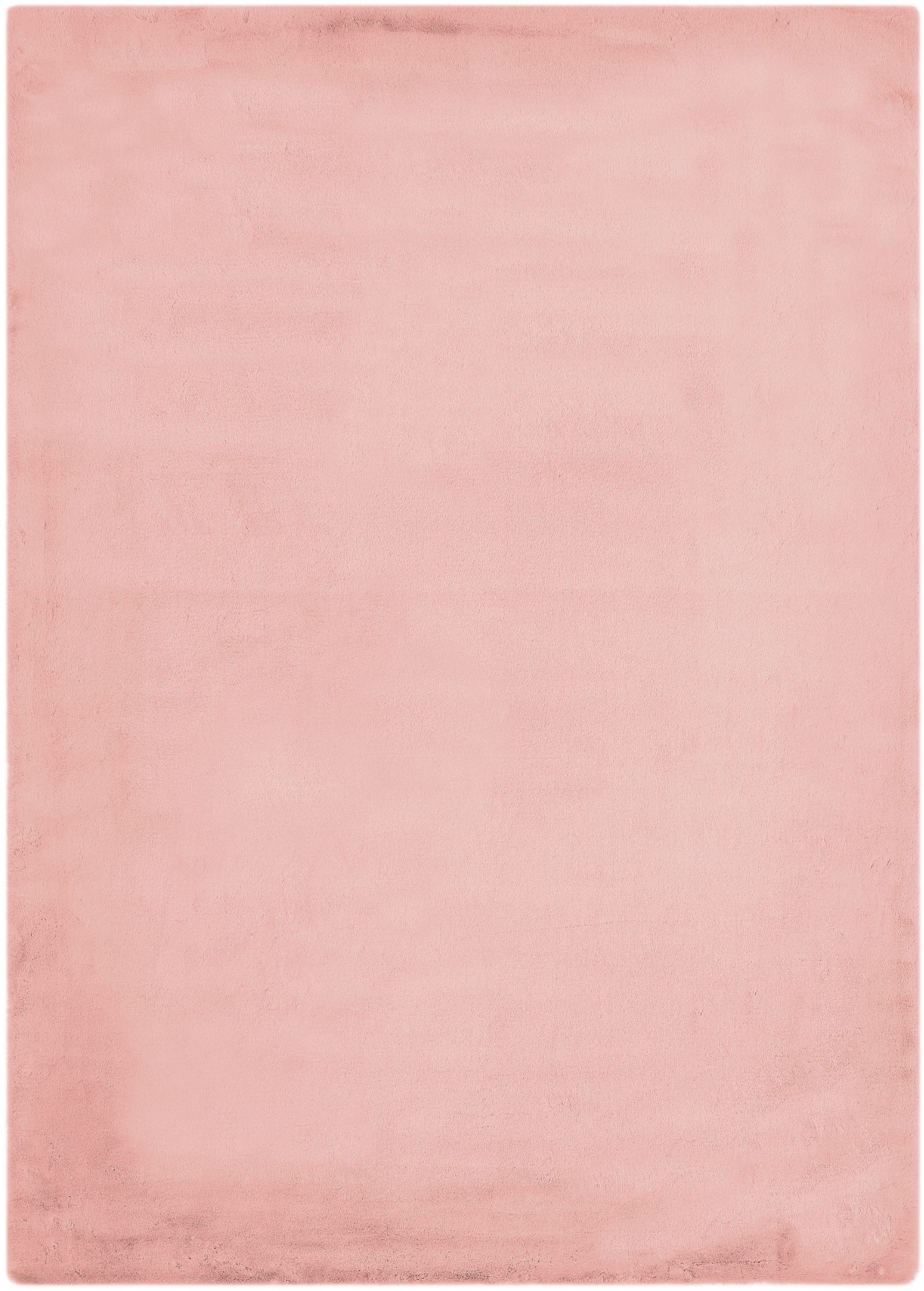 my home Hoogpolig vloerkleed Lugano Kunstbont, effen kleuren, zeer zacht en knuffelig