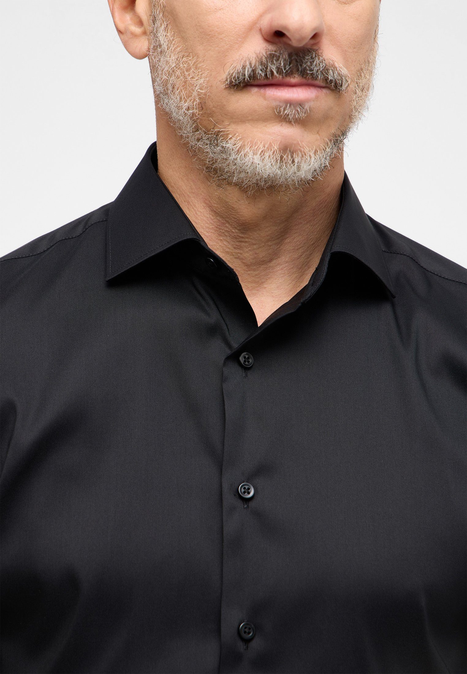 Eterna Overhemd met lange mouwen Slim fit EASY IRON (gemakkelijk te strijken)