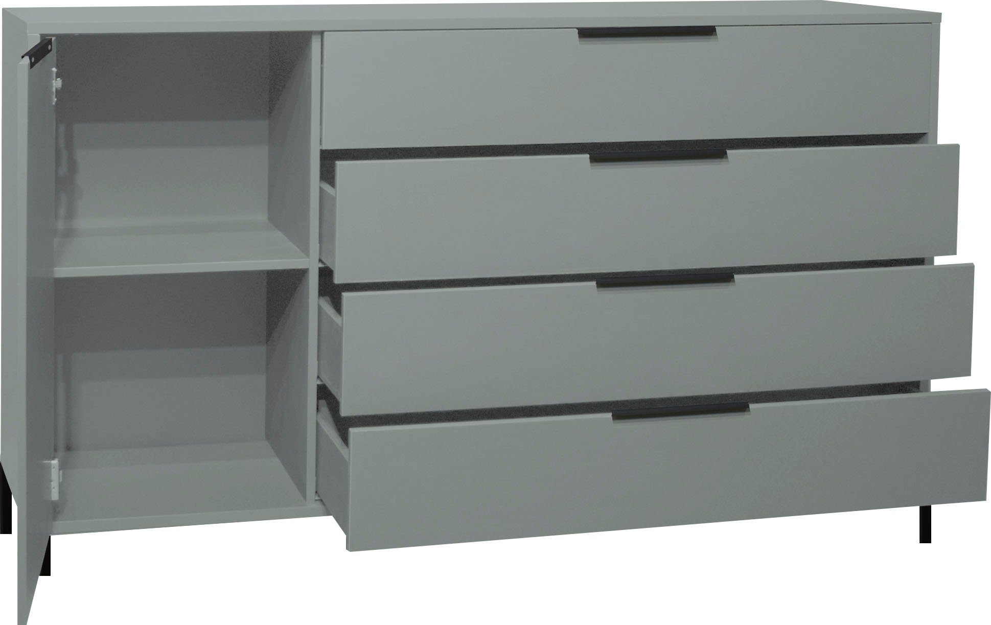 Mäusbacher Highboard Bonnie TOPSELLER! Board met vierkant frame