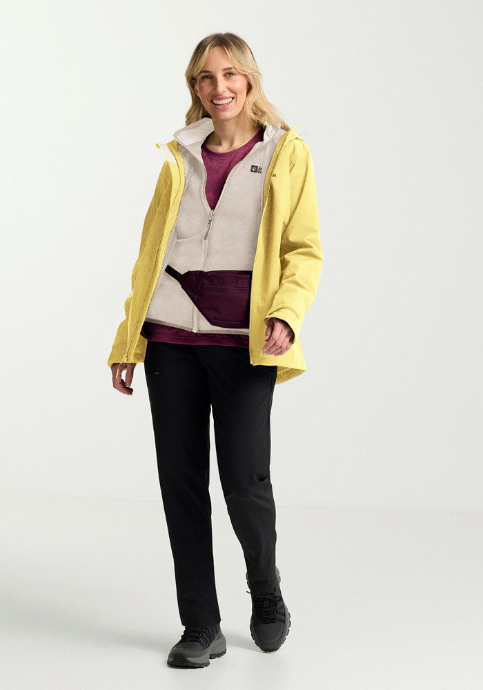 Jack Wolfskin Functioneel 3-in-1-jack MOONRISE 3IN1 JKT W (2-delig)