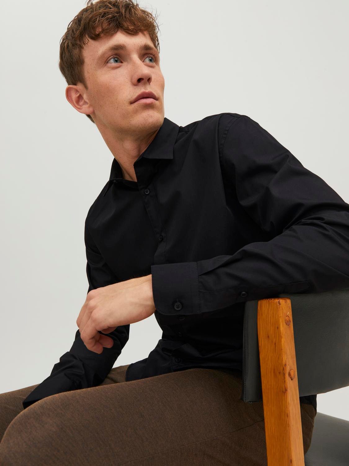 Jack & Jones Overhemd met lange mouwen JJJOE SHIRT LS PLAIN