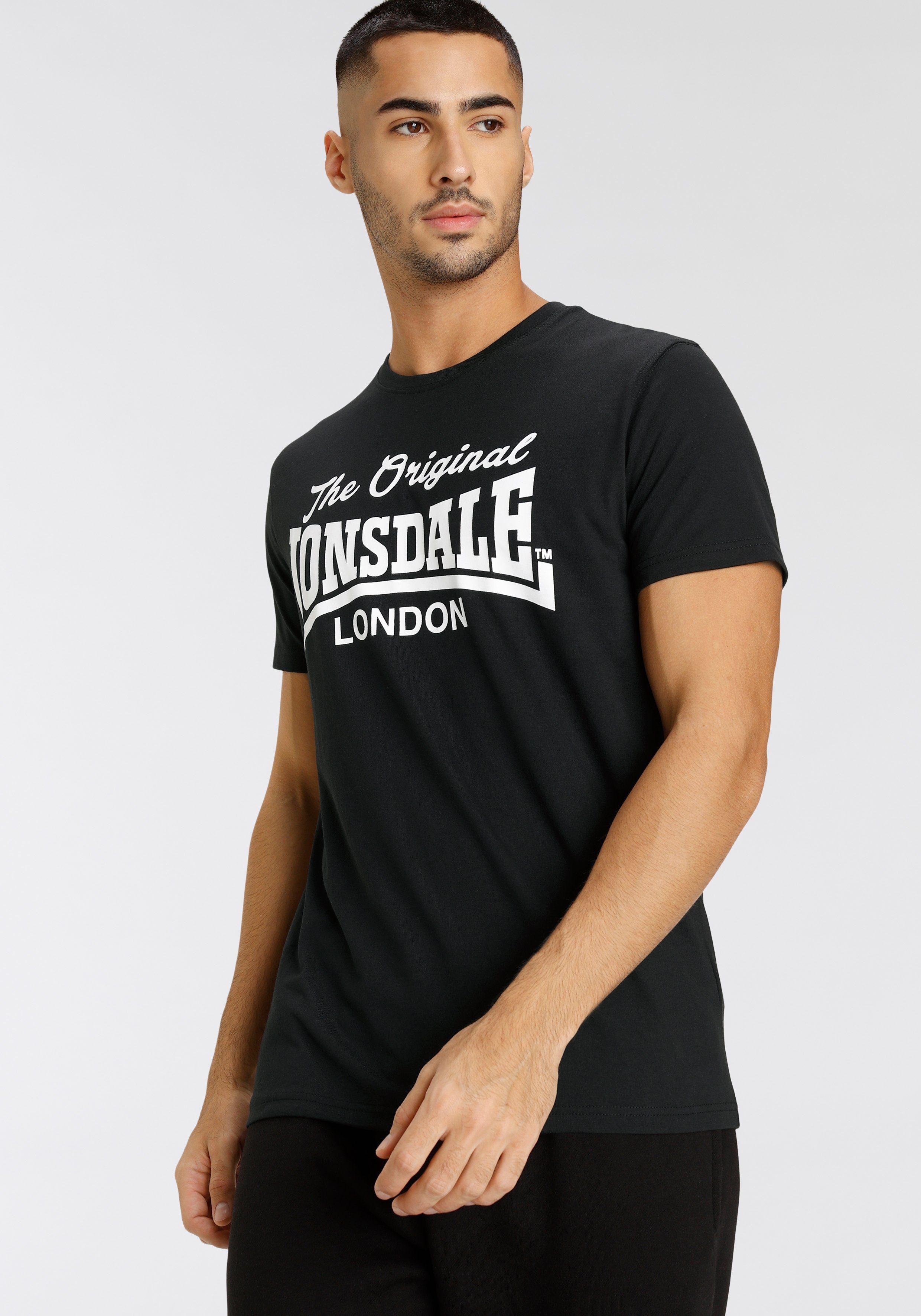 Lonsdale T-shirt Set van 2 (2-delig, Set van 2)