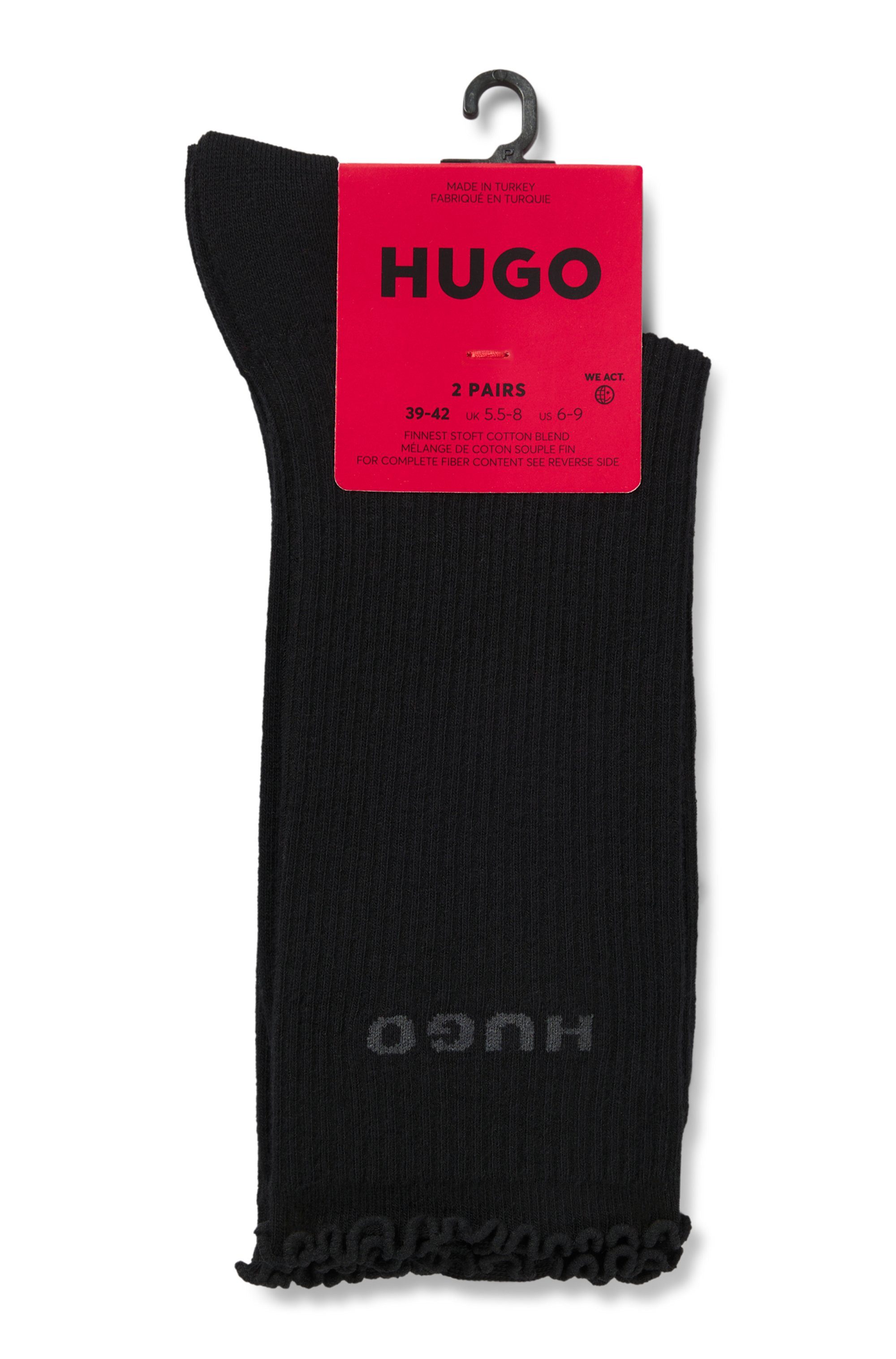 HUGO underwear Basic sokken 2P RS LETTUCE CC W (2 paar)