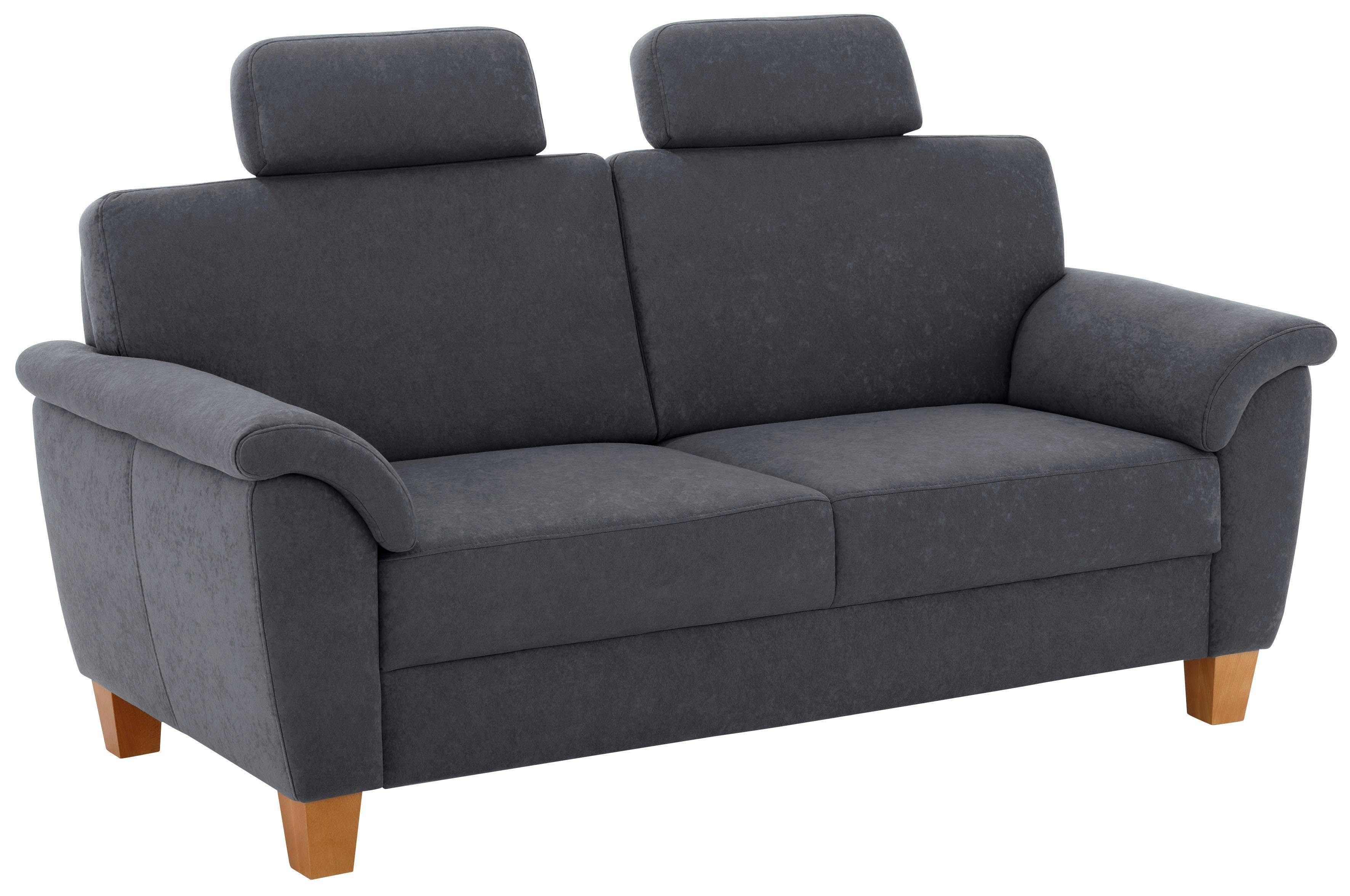 Home affaire 3-zitsbank Alta met binnenvering en contrastnaad, poten beuken eikenkleur