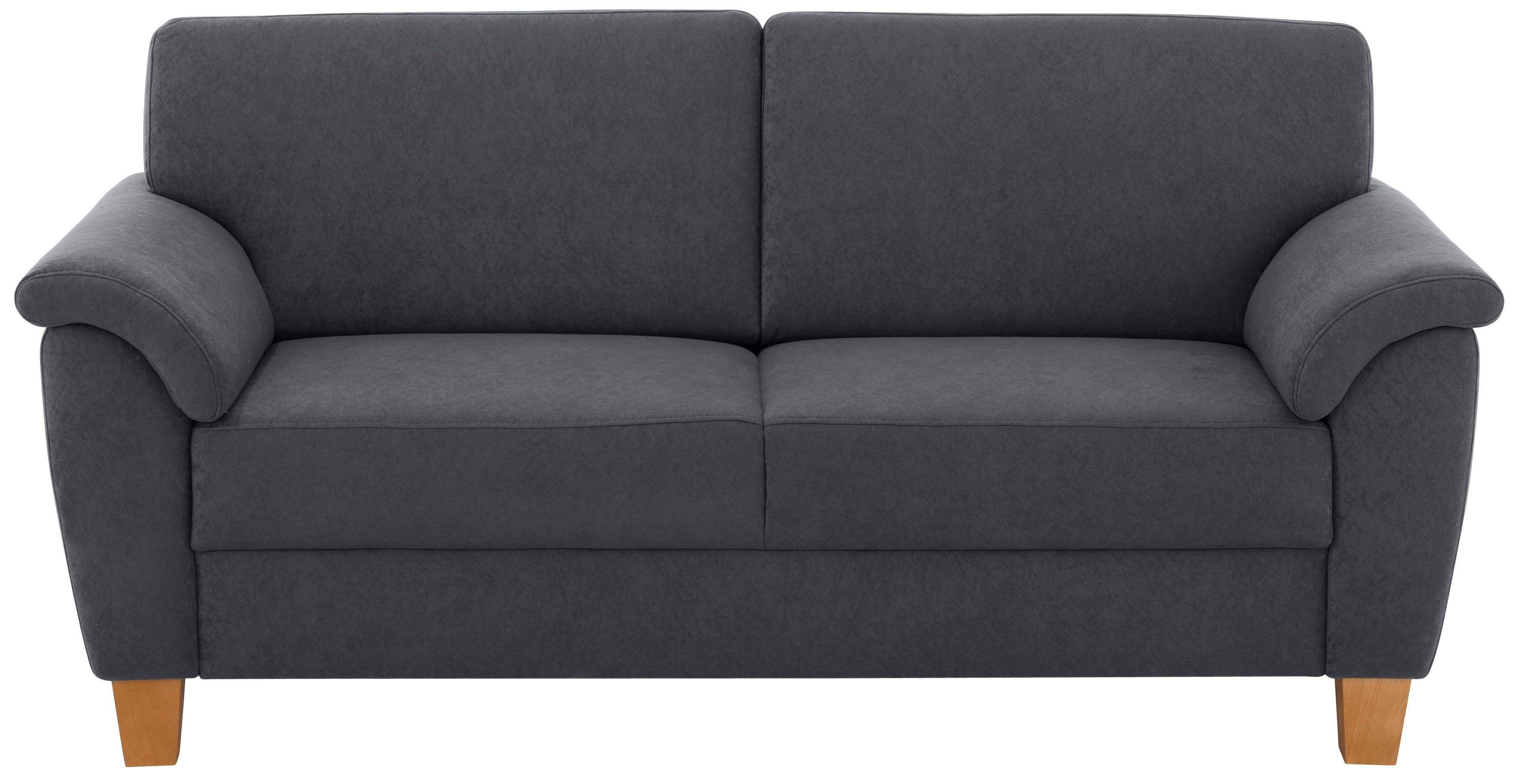 Home affaire 3-zitsbank Alta met binnenvering en contrastnaad, poten beuken eikenkleur