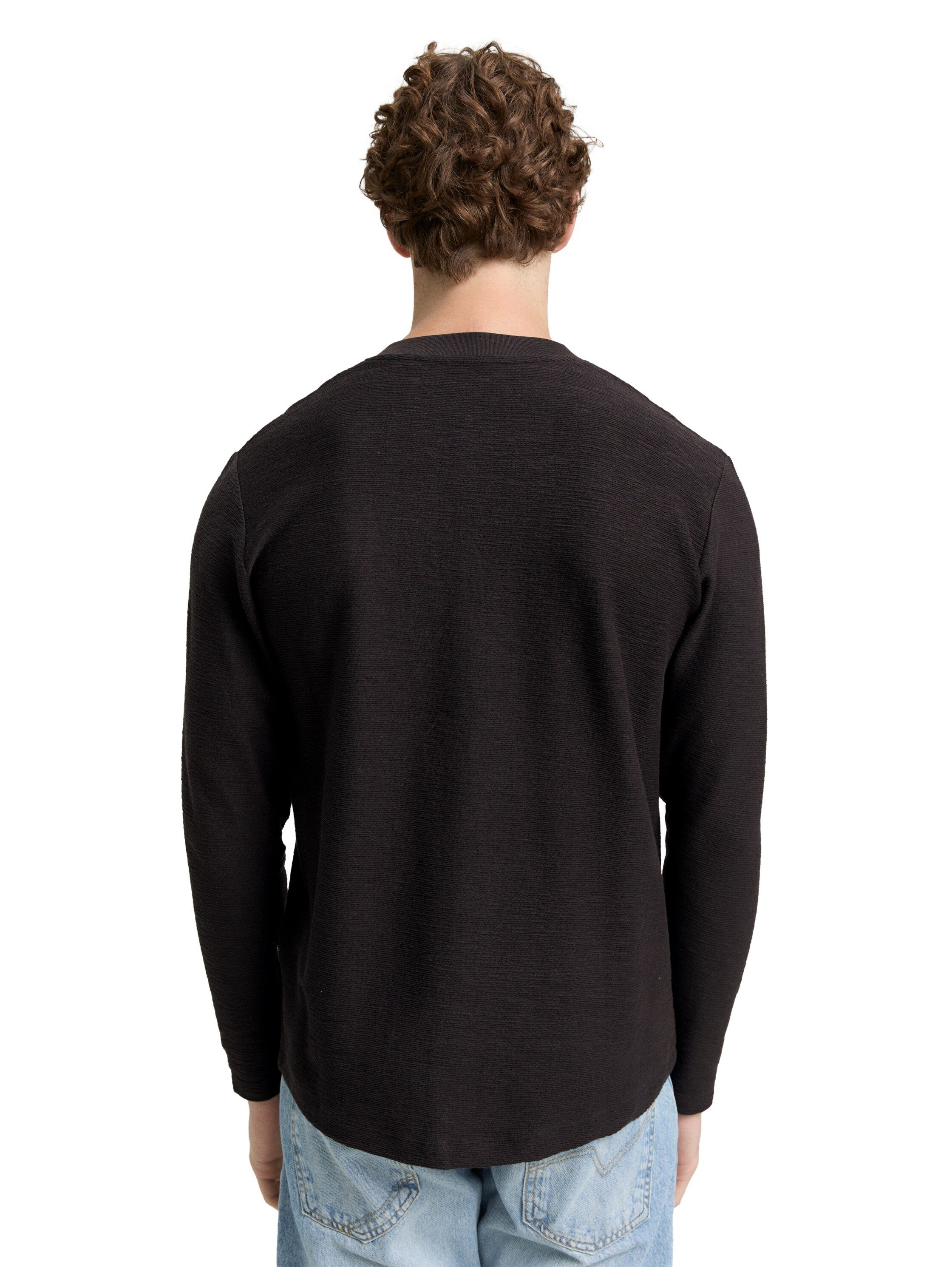 Tom Tailor Denim Shirt met lange mouwen met knoopsluiting
