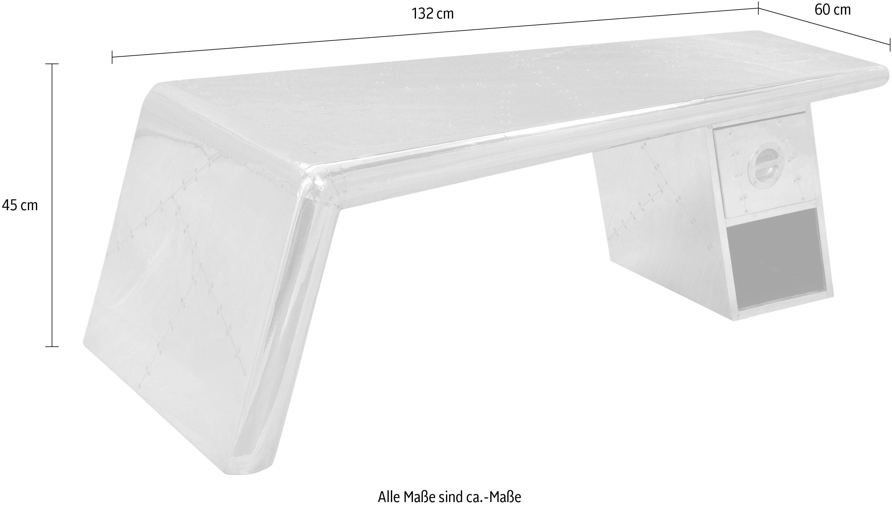 SIT Salontafel Airman in moderne vliegtuigoptica
