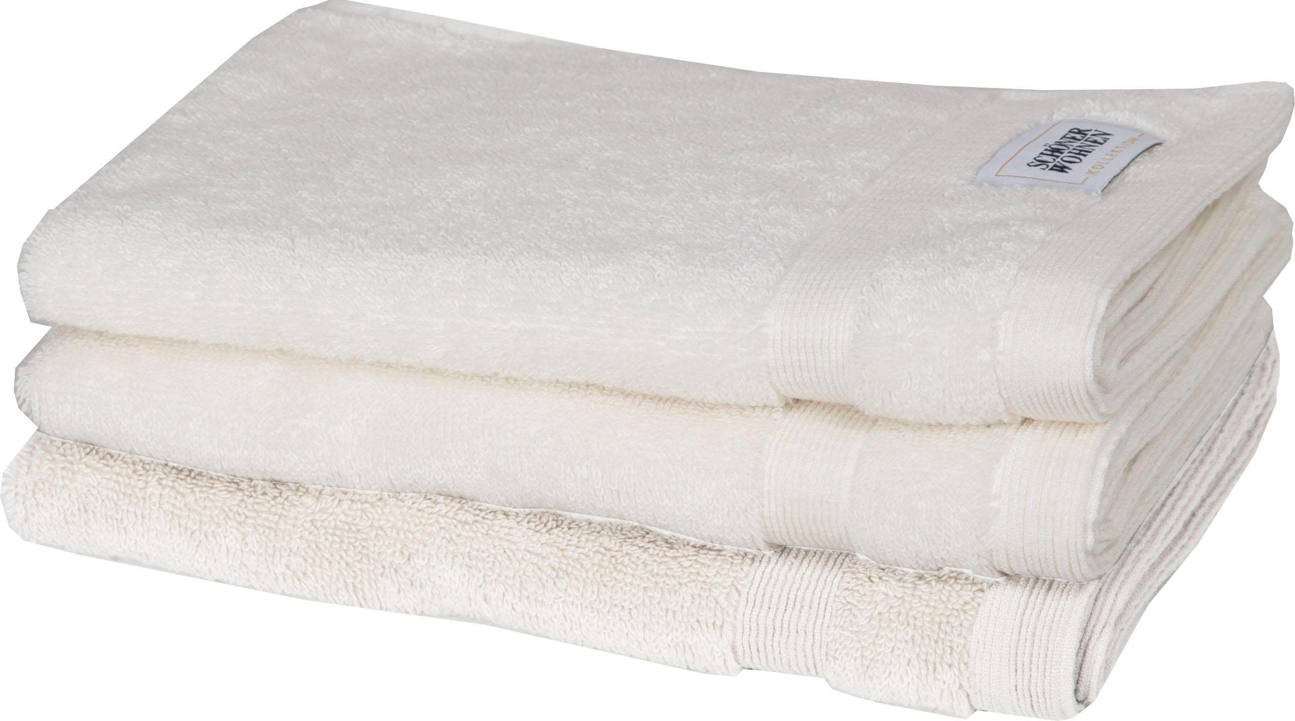 SCHÖNER WOHNEN-KOLLEKTION Gastendoek Cuddly sneldrogende airtouch-kwaliteit (3-delig)