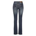 arizona rechte jeans contrastnaden mid waist blauw