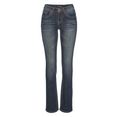 arizona rechte jeans contrastnaden mid waist blauw