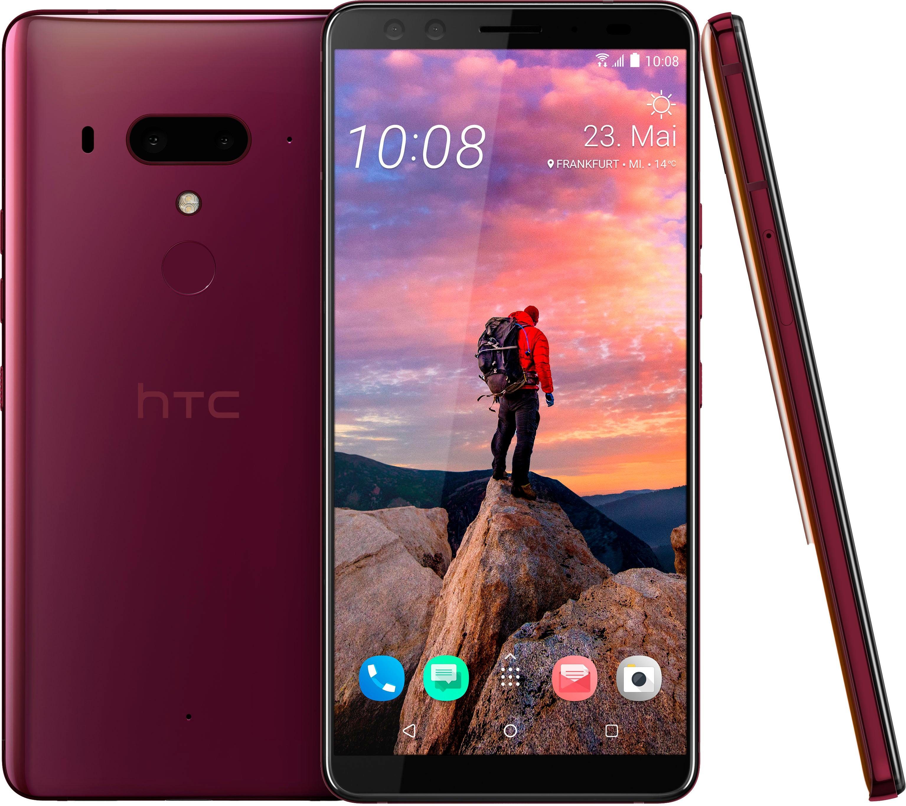 HTC HTC U12+ smartphone (15,24 cm / 6 inch, 64 GB, 12 MP-camera)