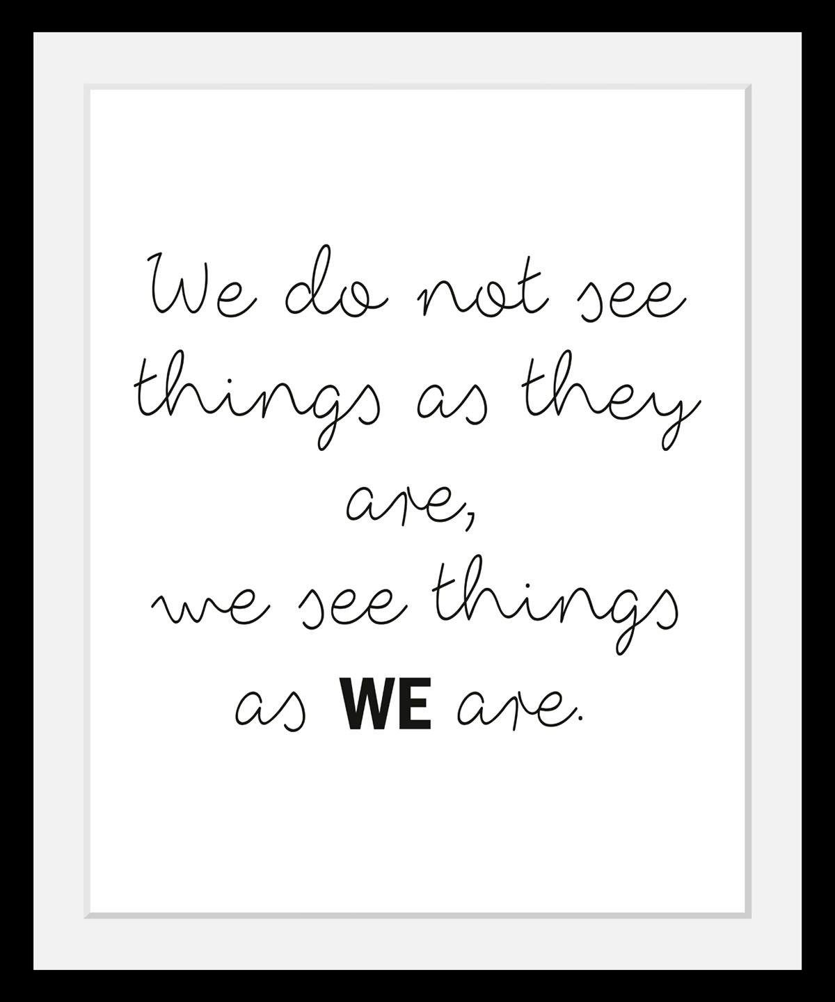 queence Wanddecoratie Wijsheden HD premium posterdruk incl. houten lijst schilderijen maat 50 cm x 70 cm x 3 cm zwart